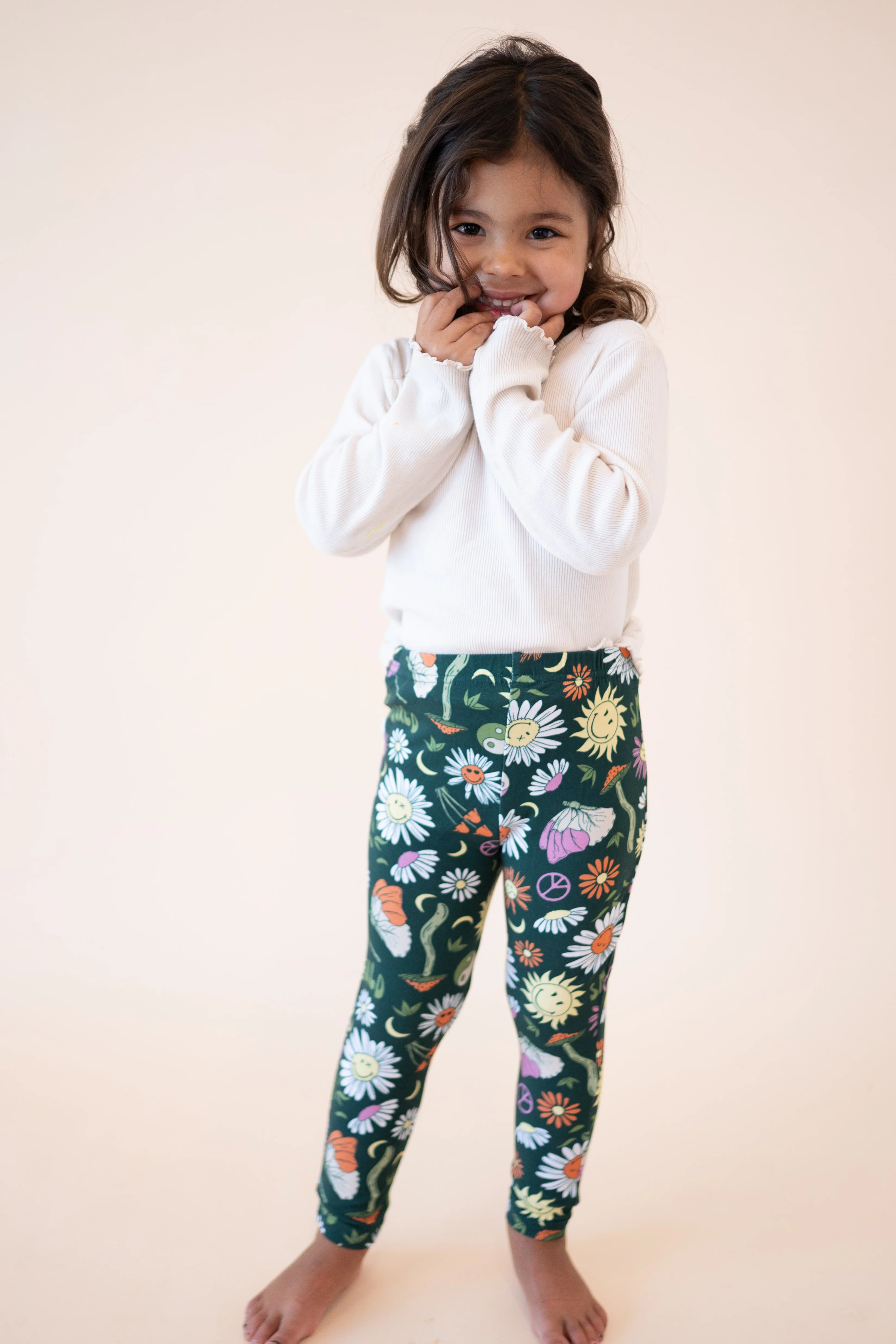 Luxe Legging - SmileyWorld® Groovy - Luxe Bamboo - Image 6