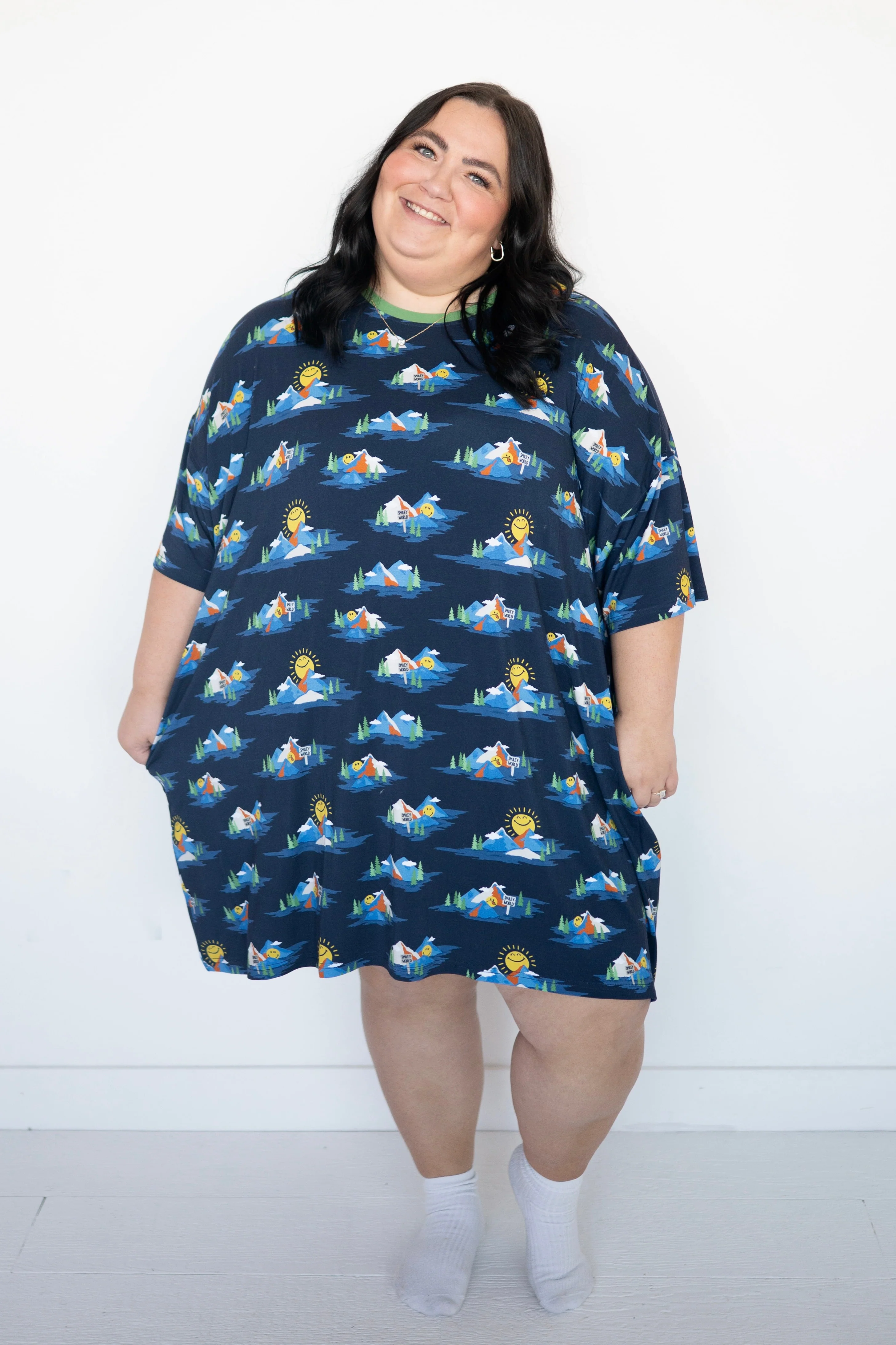 Mega Sleep Tee - Mount SmileyWorld®  - Luxe Bamboo - Image 3