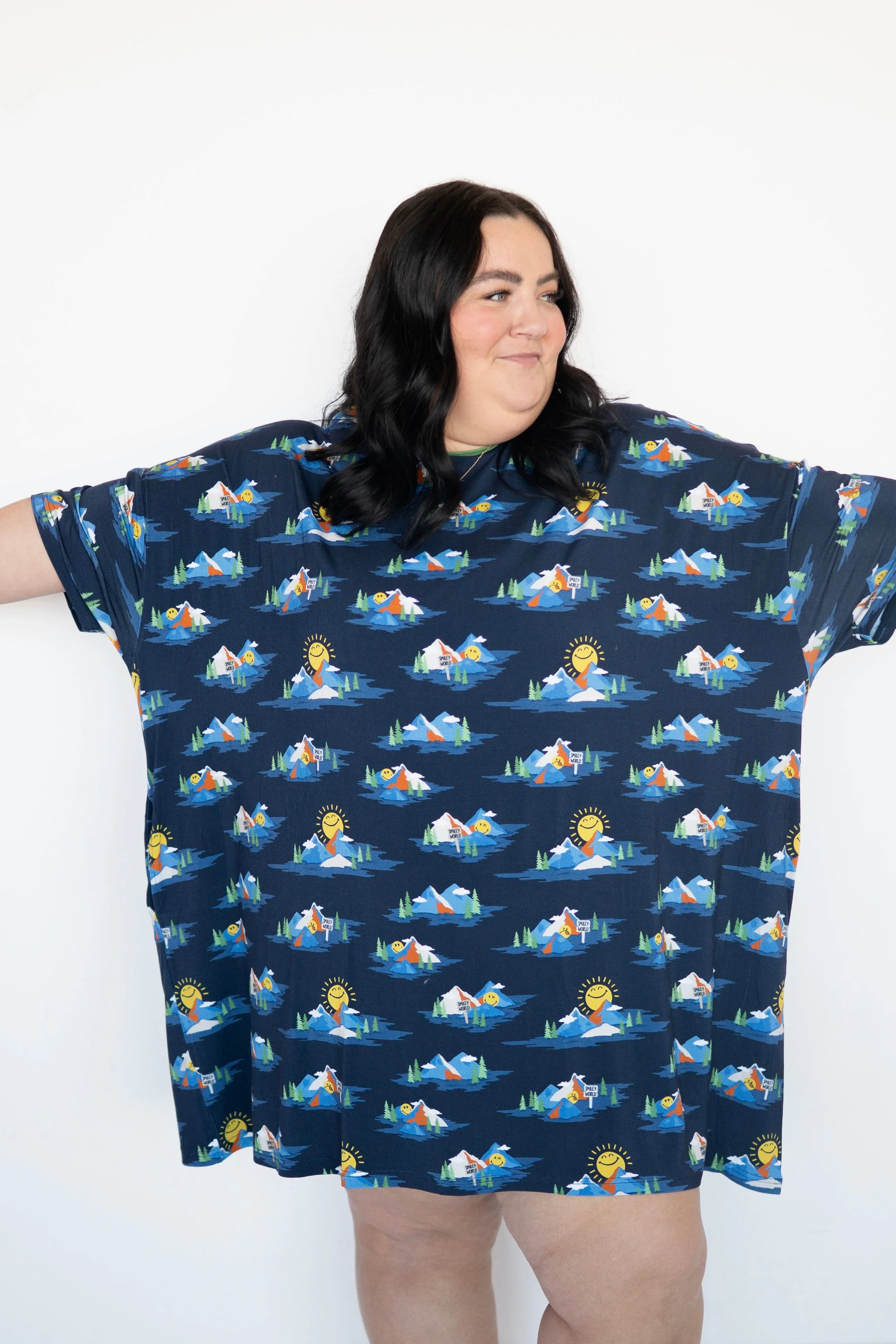 Mega Sleep Tee - Mount SmileyWorld®  - Luxe Bamboo - Image 7