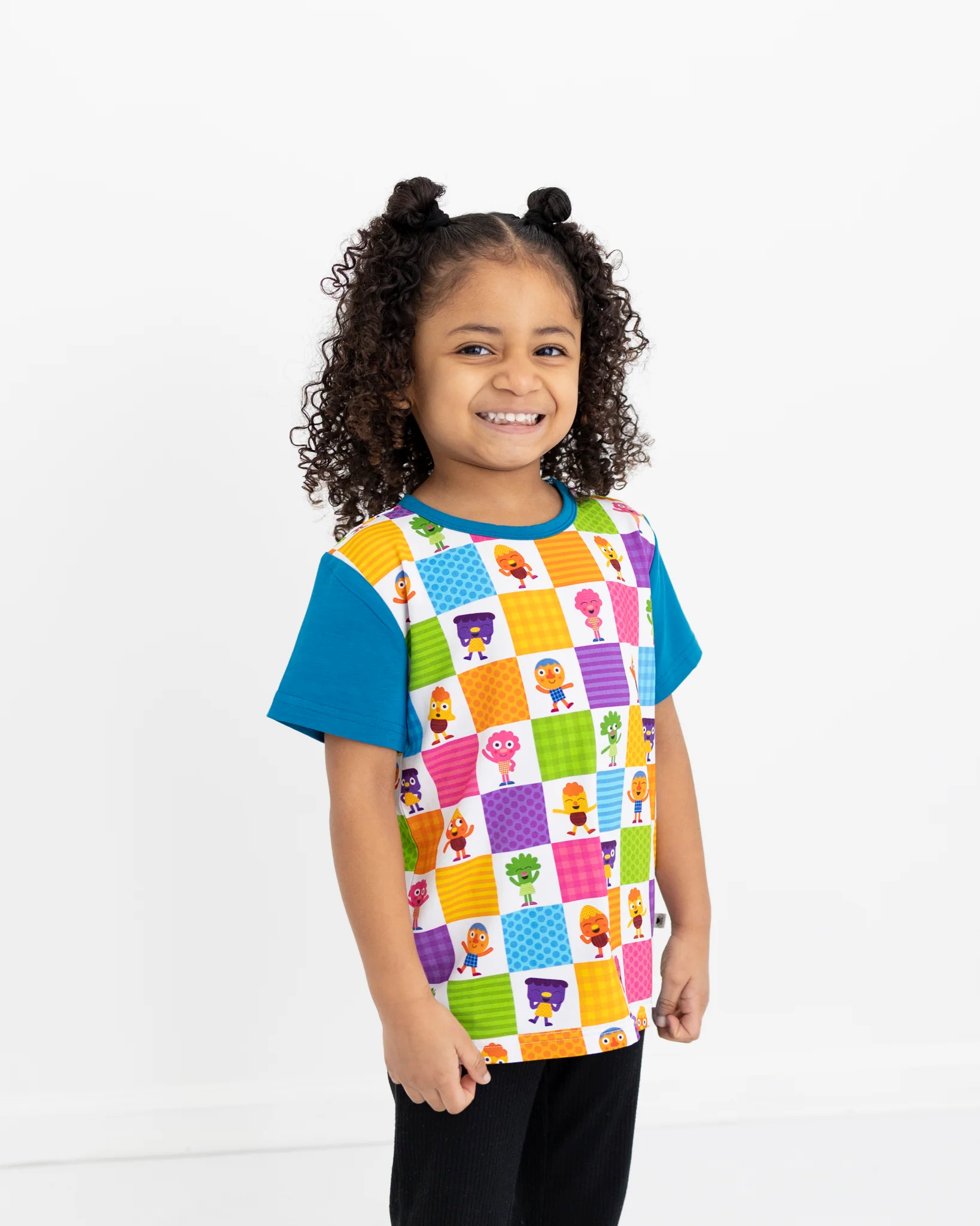 T-shirt - Super Simple™ Noodle & Pals - If You're Happy - Tencel Modal - Image 4