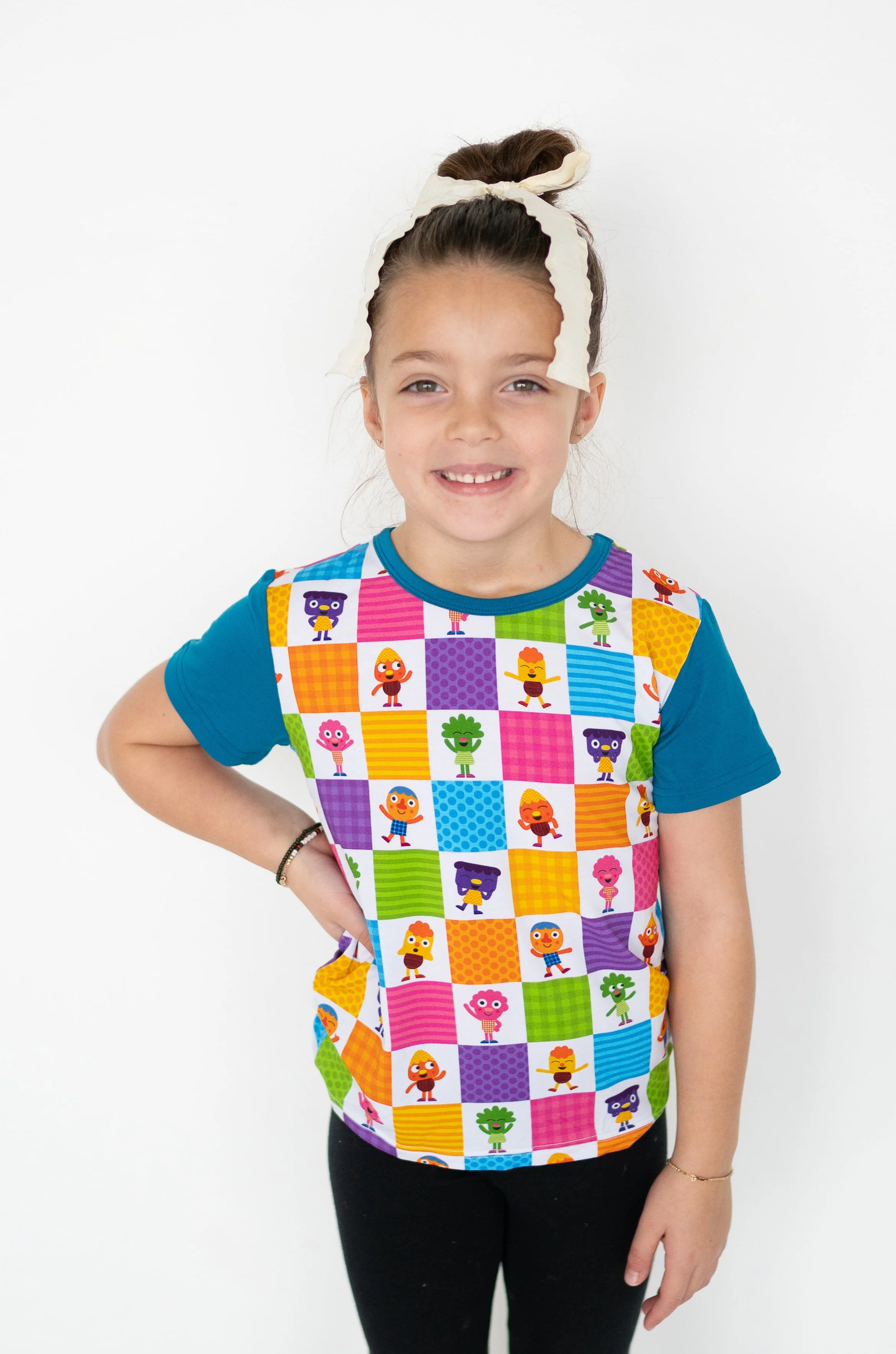 T-shirt - Super Simple™ Noodle & Pals - If You're Happy - Tencel Modal - Image 5