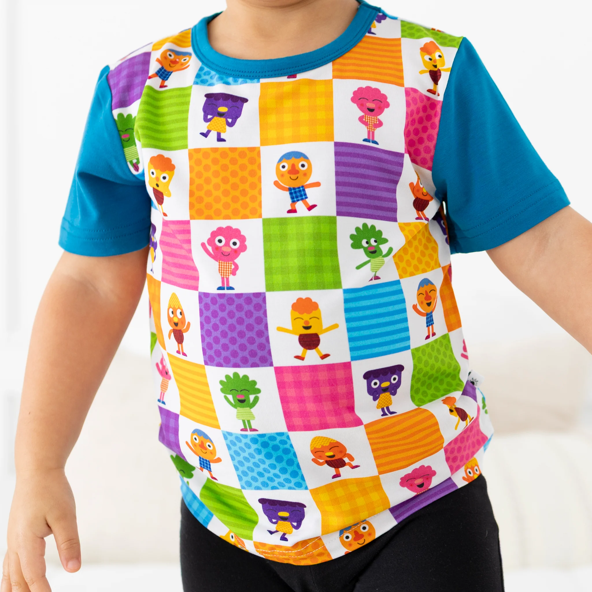 T-shirt - Super Simple™ Noodle & Pals - If You're Happy - Tencel Modal - Image 6