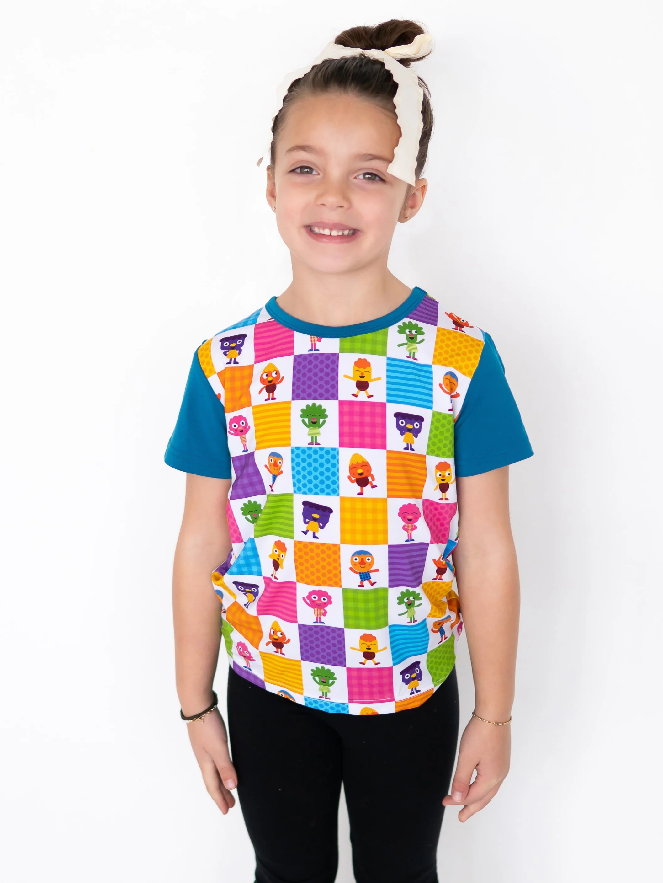 T-shirt - Super Simple™ Noodle & Pals - If You're Happy - Tencel Modal - Image 8