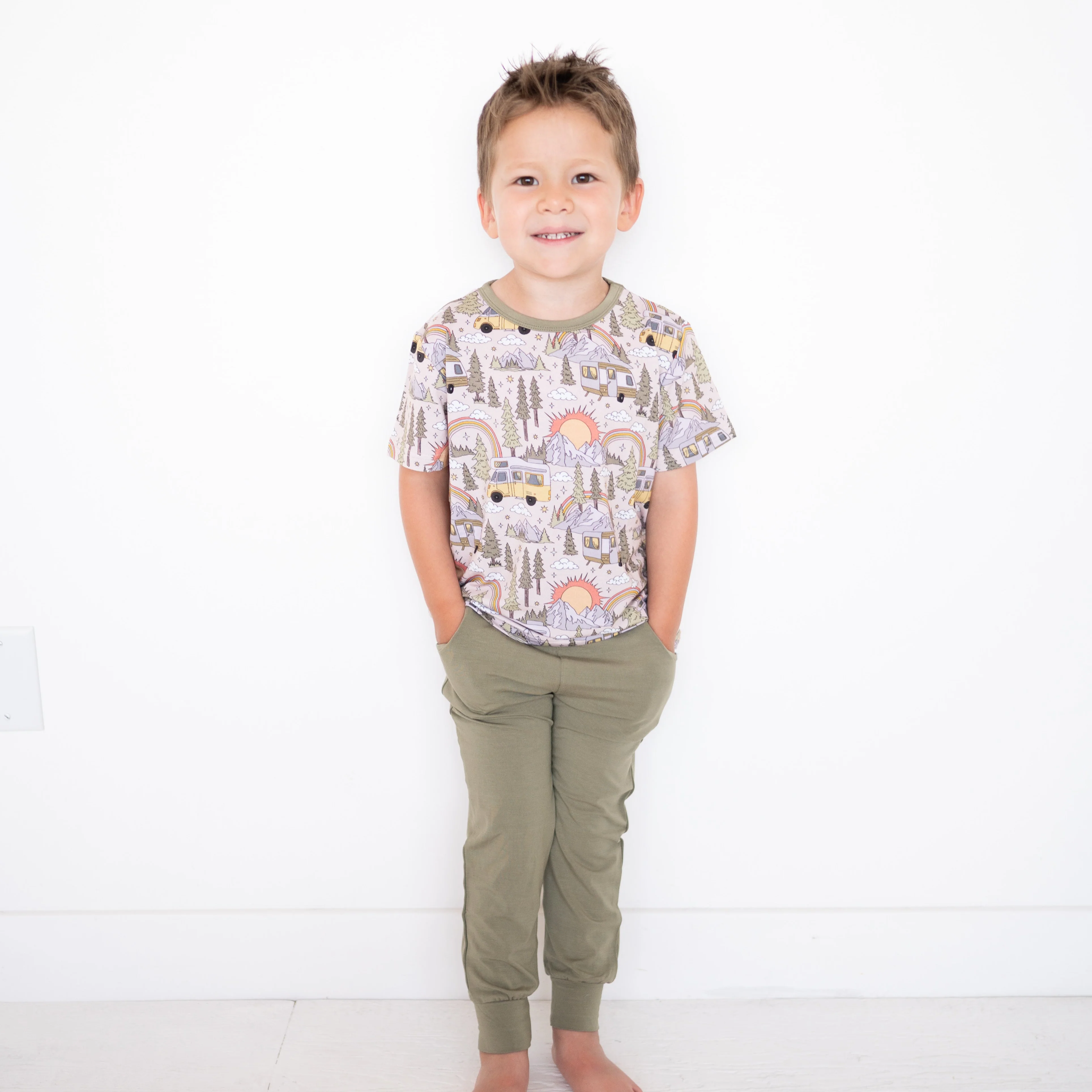 Ploom Jogger - Vintage Green - Luxe Bamboo - Image 2