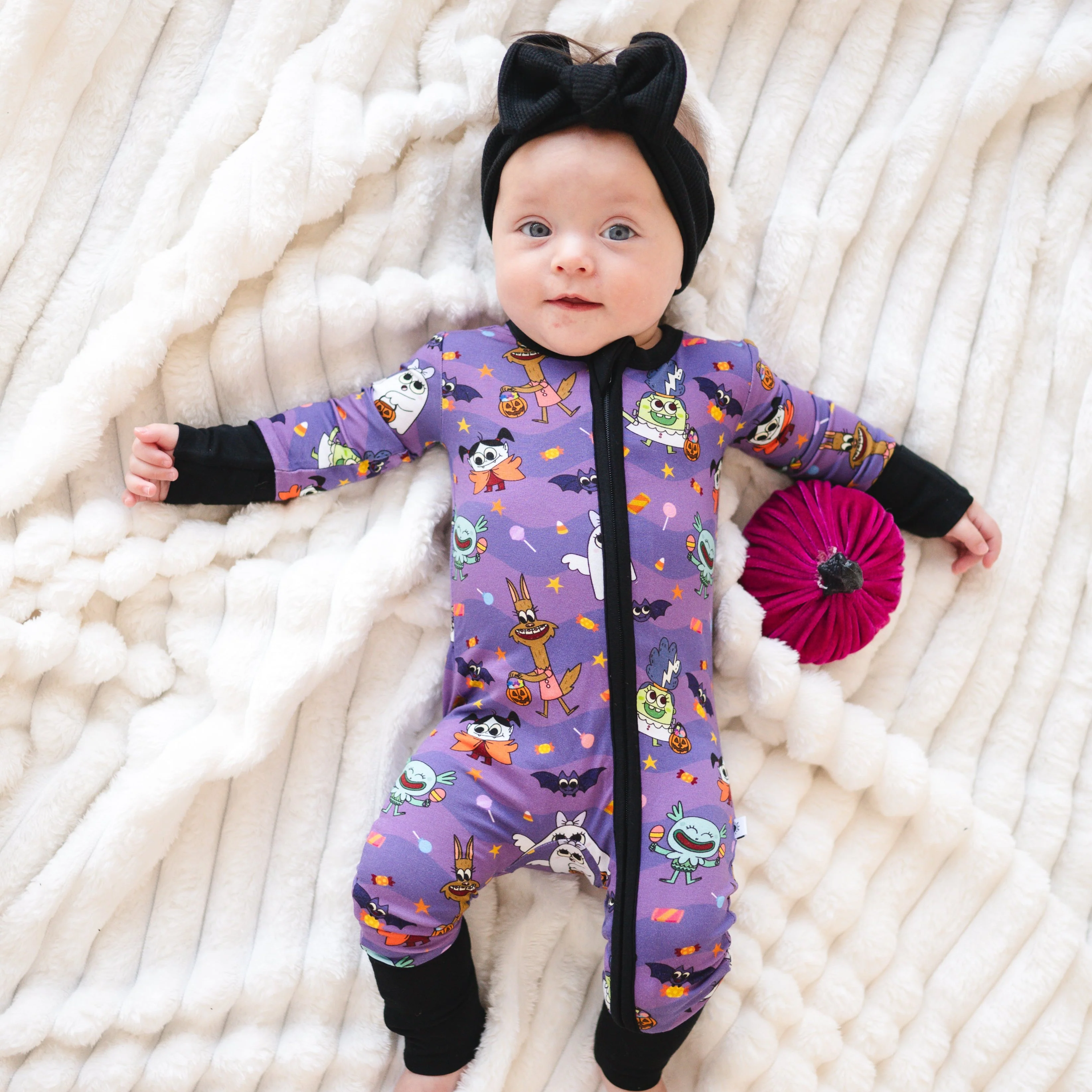 Flexi-Fit Zip PJ - Super Simple™ Monster Party - Luxe Bamboo