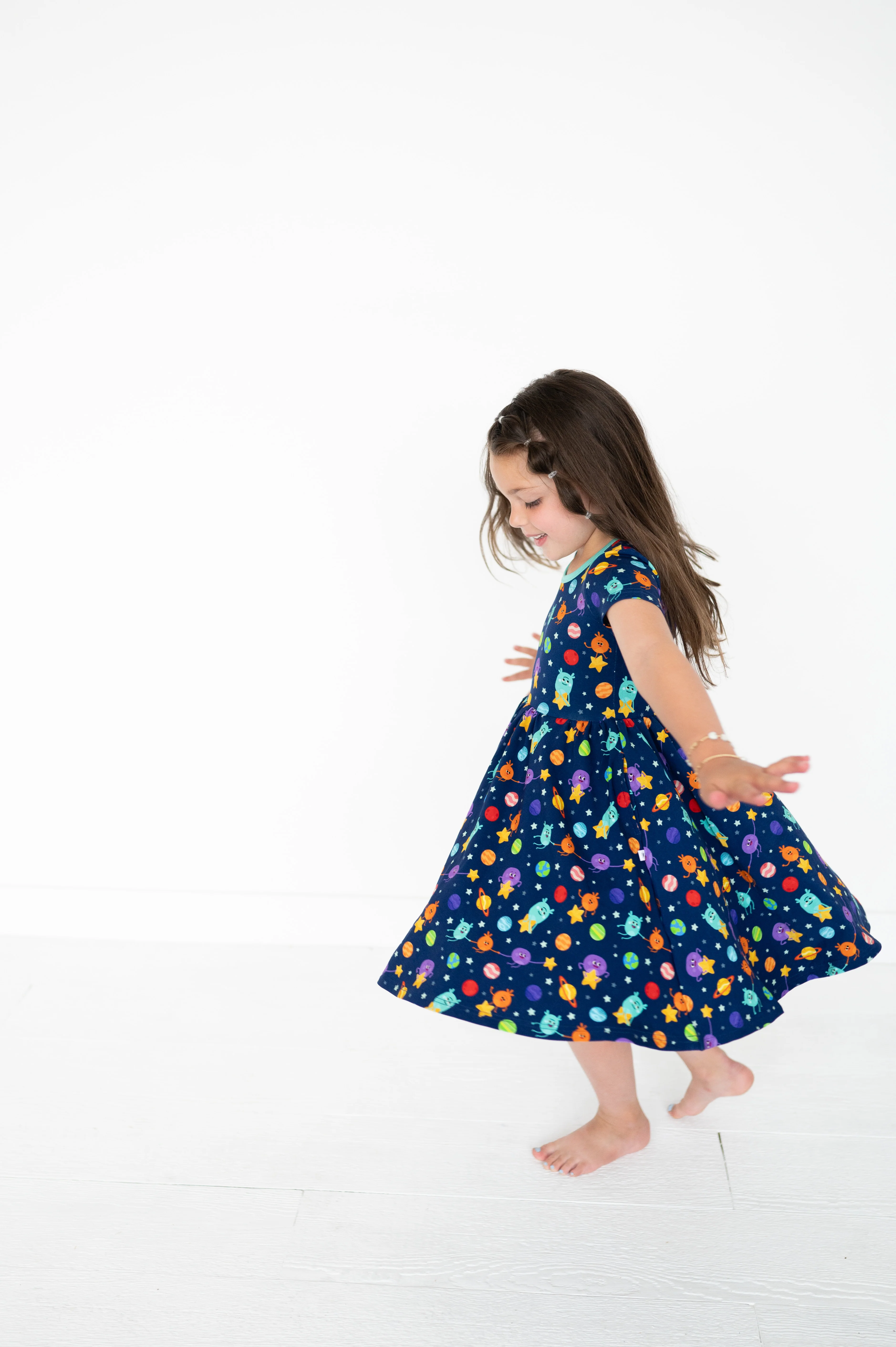 Dress - Super Simple™ Bumble Nums in Space - Luxe Bamboo - Image 6