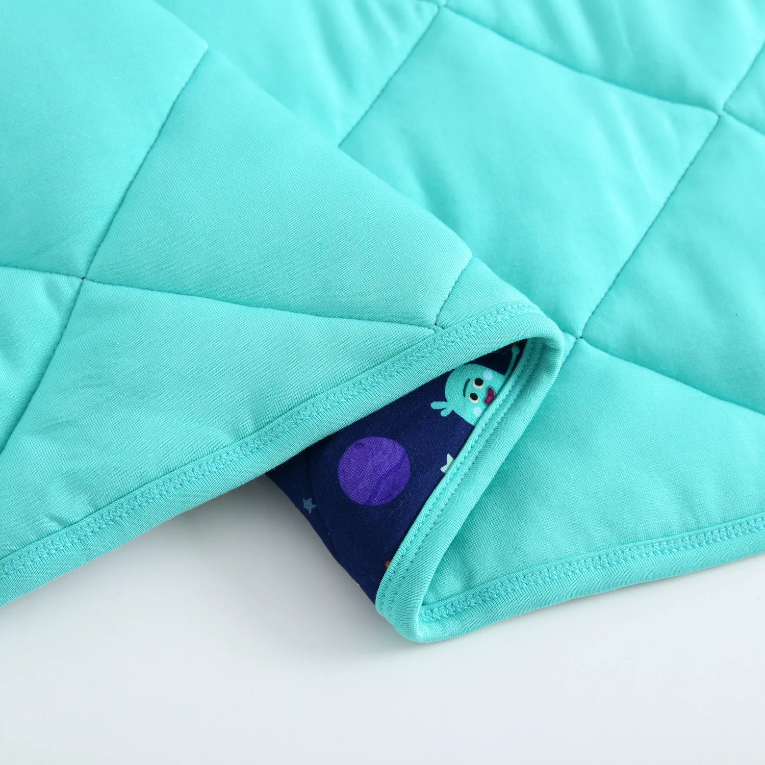 Couch Quilty - Super Simple™ Bumble Nums in Space - Luxe Bamboo - Image 3