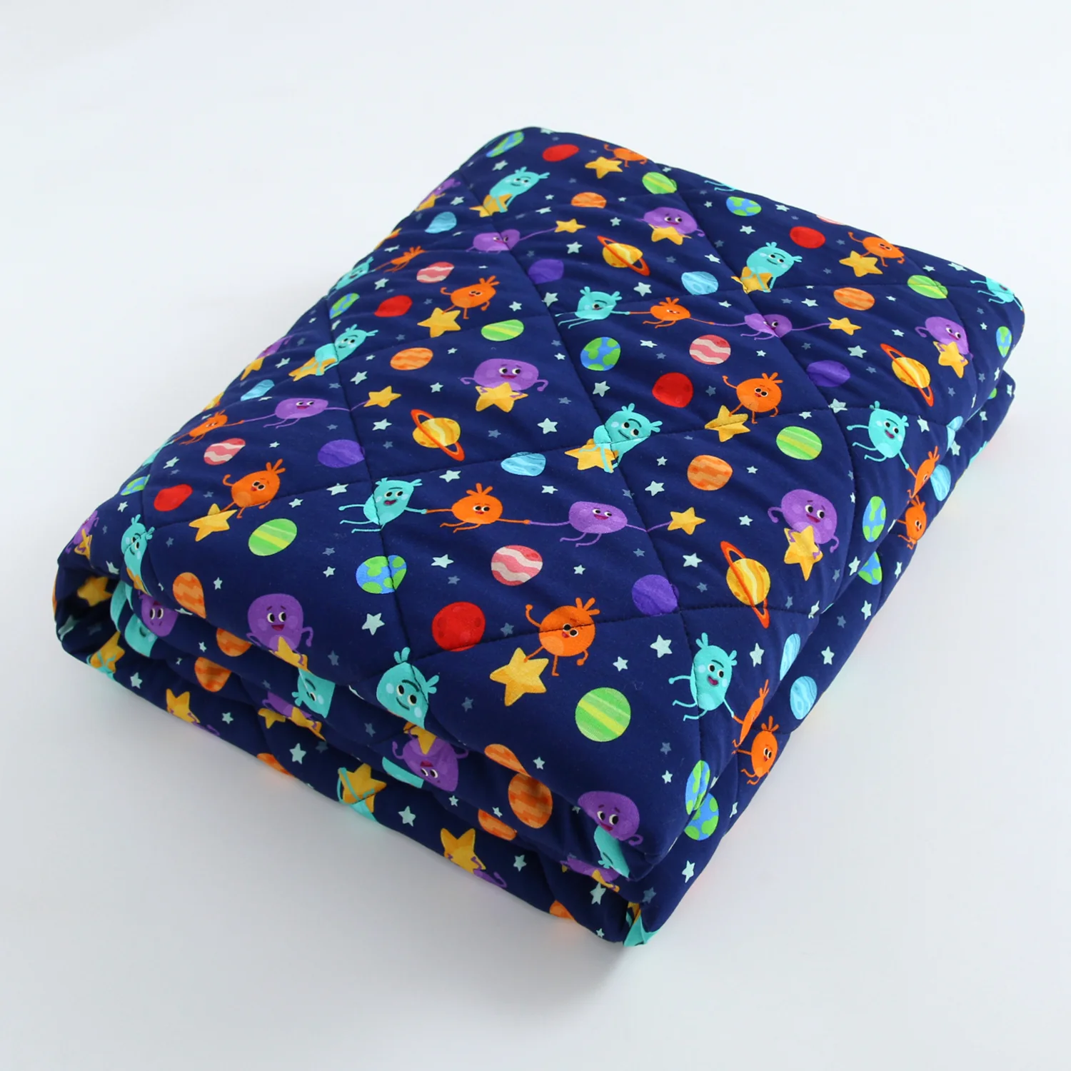 Couch Quilty - Super Simple™ Bumble Nums in Space - Luxe Bamboo - Image 6