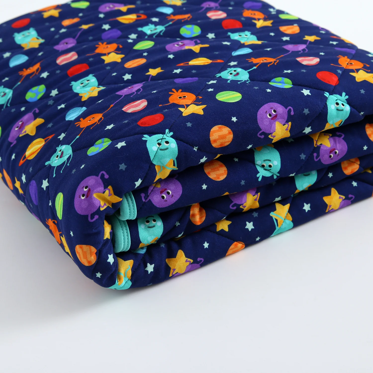 Couch Quilty - Super Simple™ Bumble Nums in Space - Luxe Bamboo - Image 7