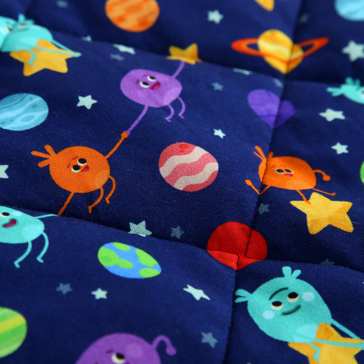 Couch Quilty - Super Simple™ Bumble Nums in Space - Luxe Bamboo - Image 8