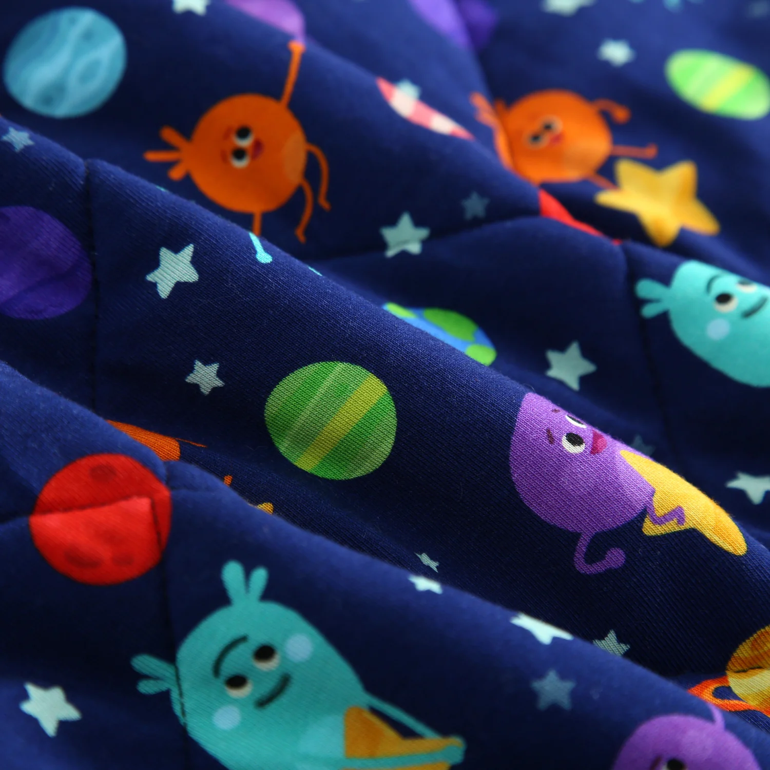 Couch Quilty - Super Simple™ Bumble Nums in Space - Luxe Bamboo - Image 9