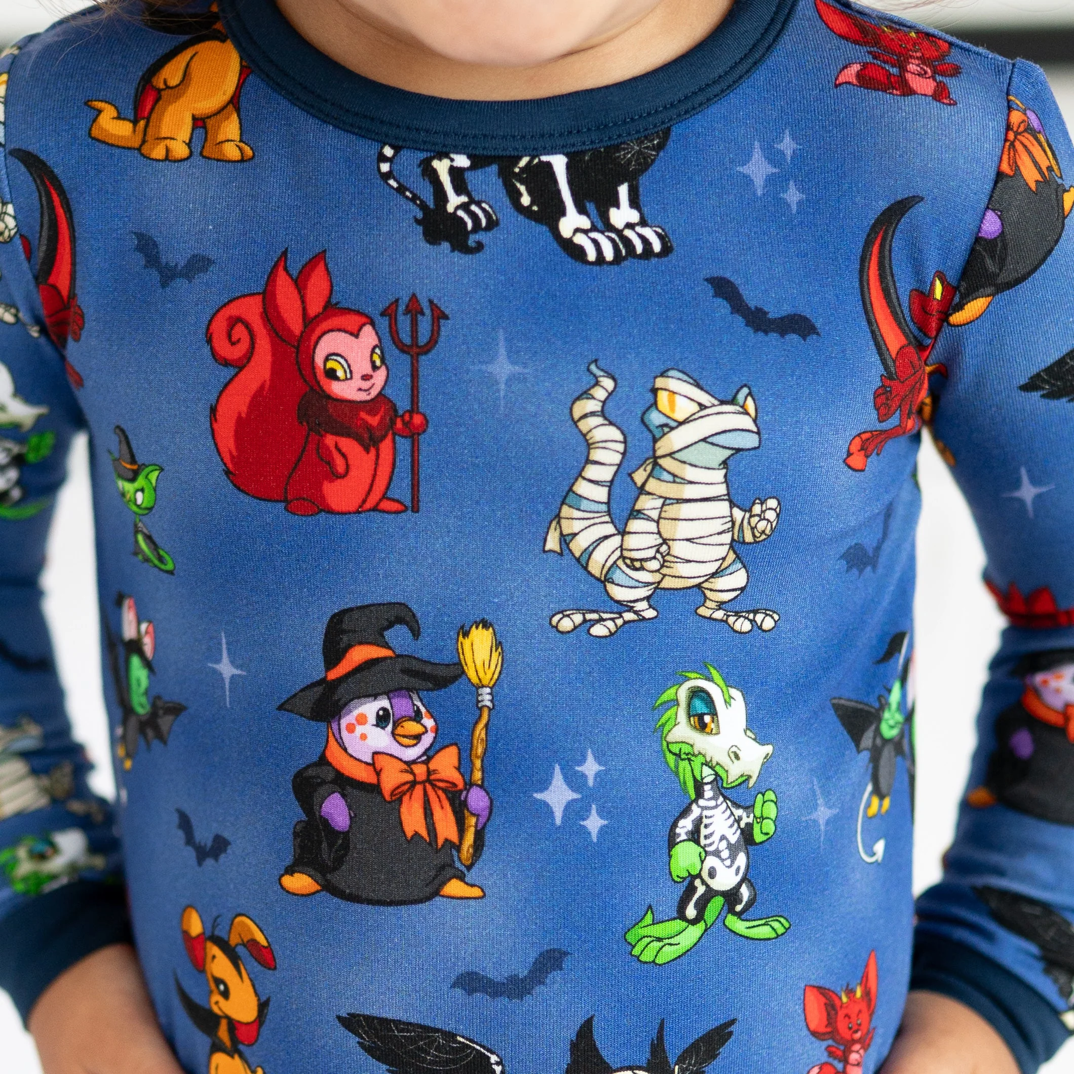 Classic Fit PJ Set - Halloween - NEOPETS® - Luxe Bamboo