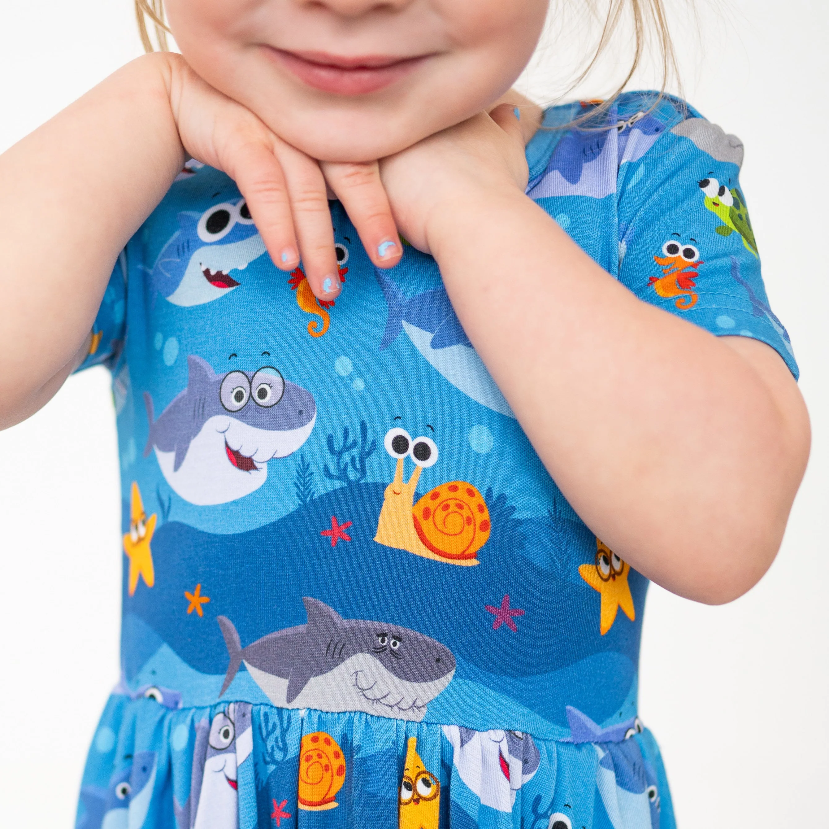 Super Simple™ Baby Shark - Dress - Luxe Bamboo - Image 5