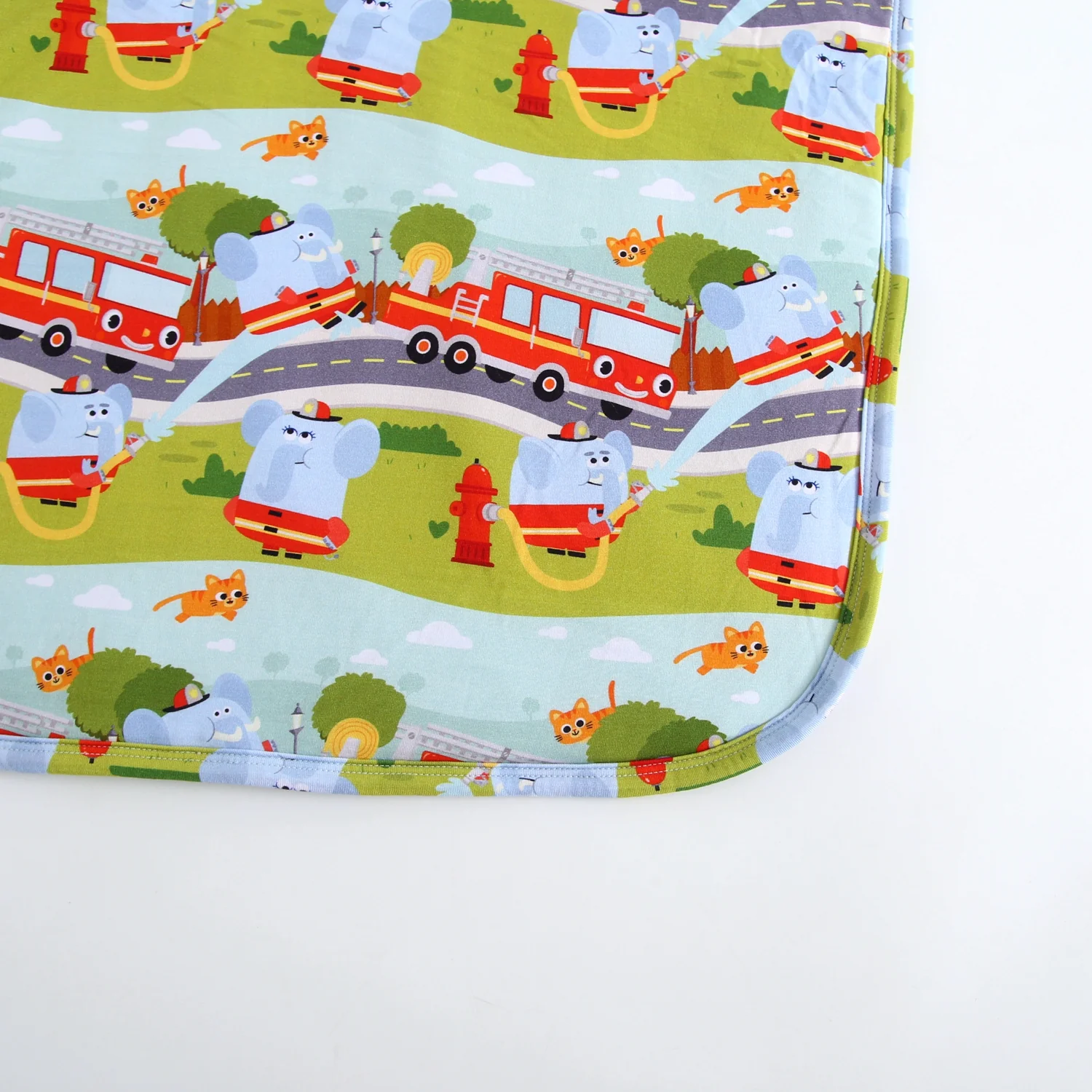 Couch Luxe Plushy - Super Simple™ Here Comes the Firetruck - Tencel™ Modal