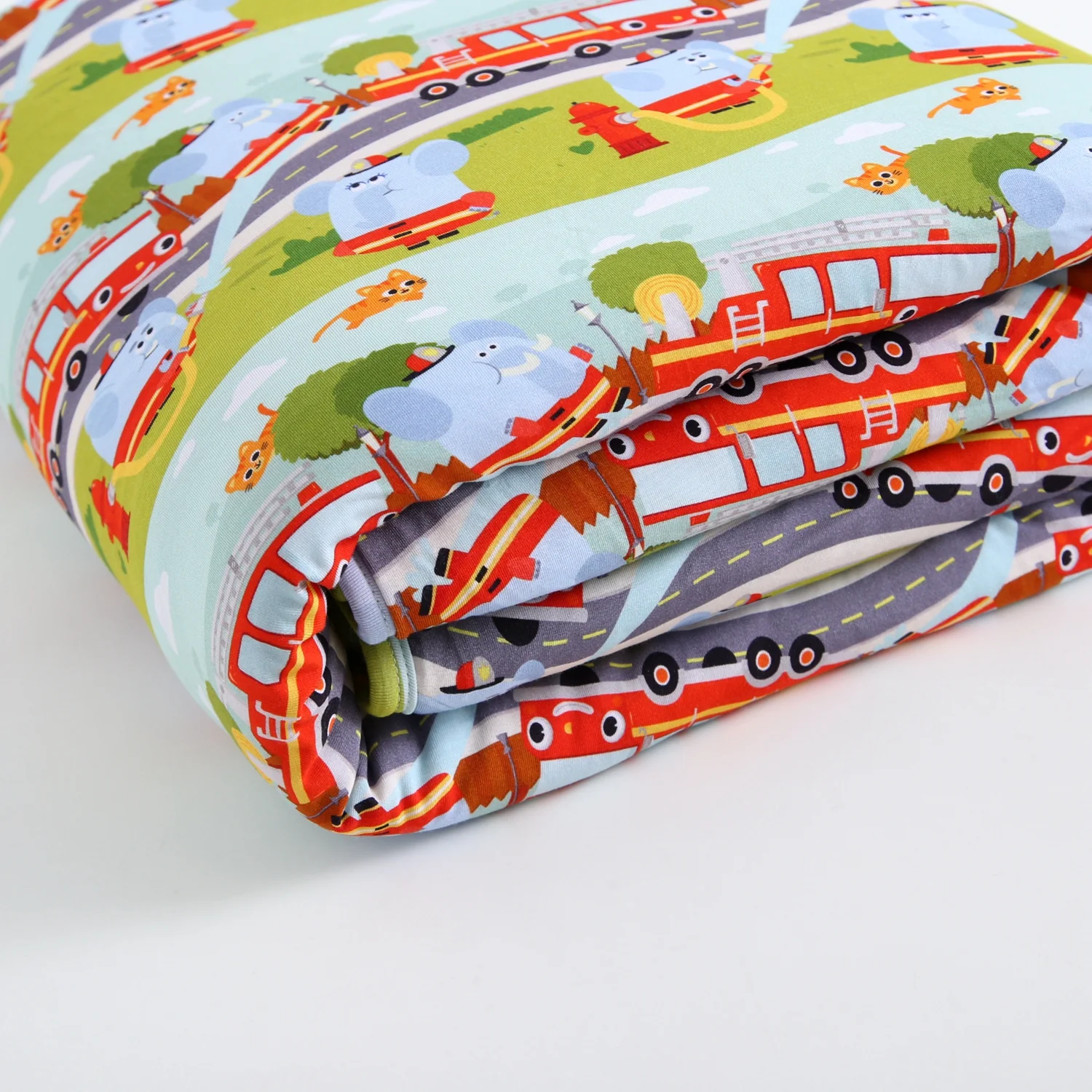 Couch Luxe Plushy - Super Simple™ Here Comes the Firetruck - Tencel™ Modal - Image 10