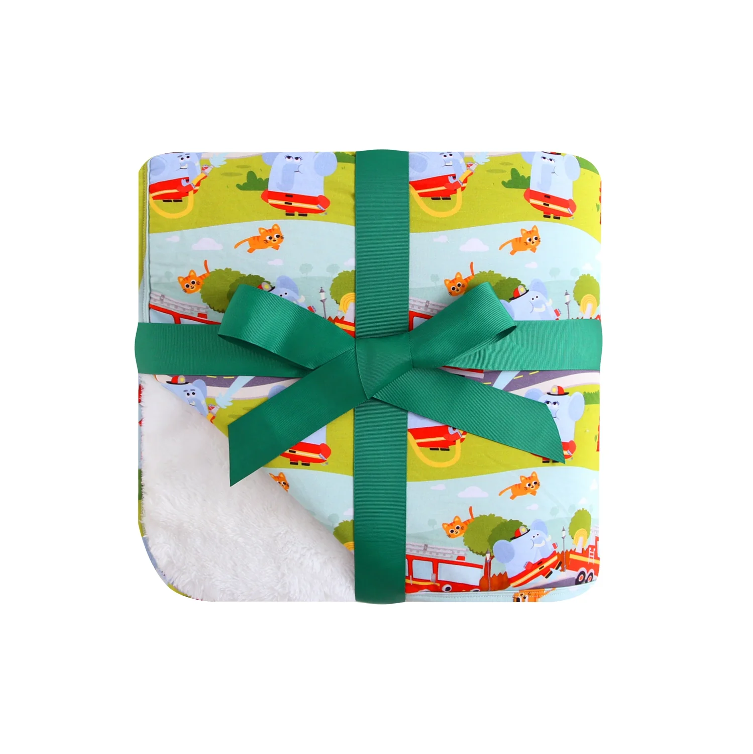 Couch Luxe Plushy - Super Simple™ Here Comes the Firetruck - Tencel™ Modal - Image 9