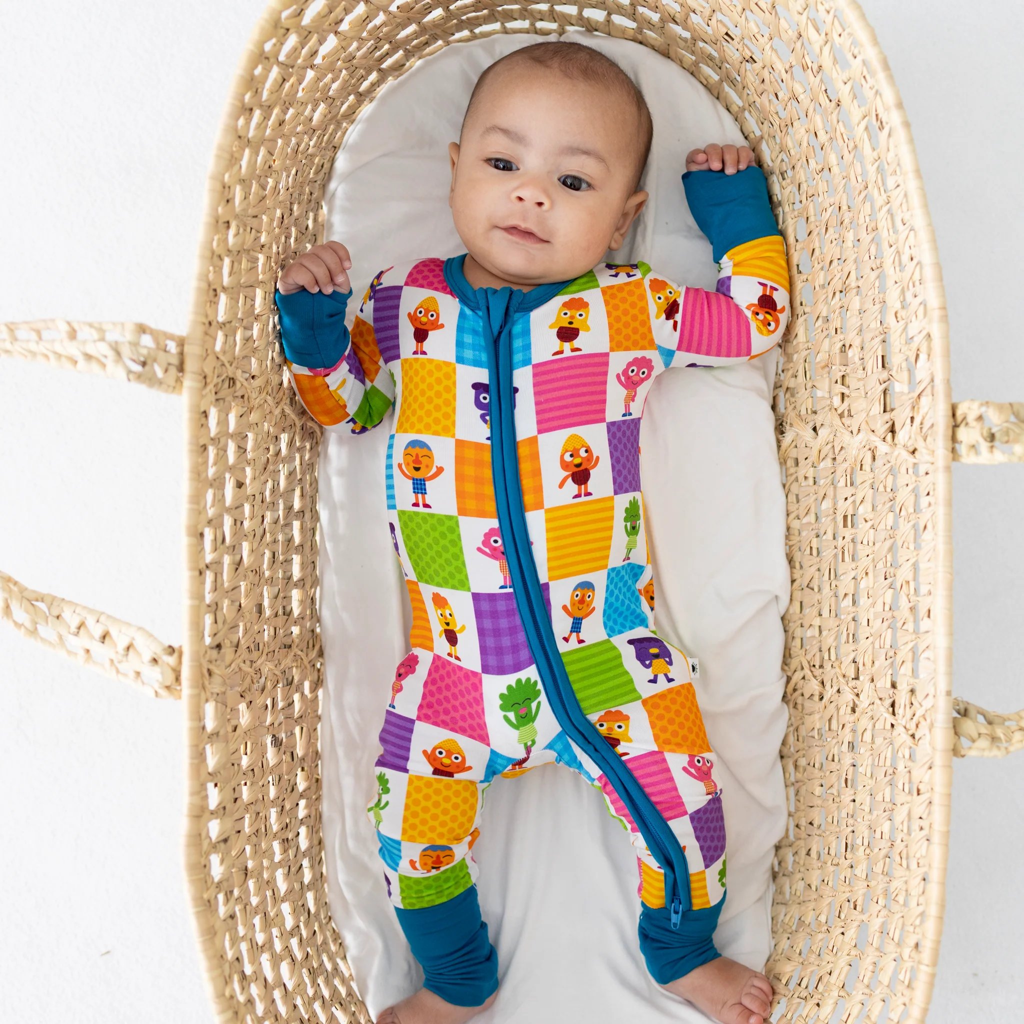 Flexi- Fit Zip PJ - Super Simple™ Noodle & Pals - If You're Happy - Tencel Modal - Image 5