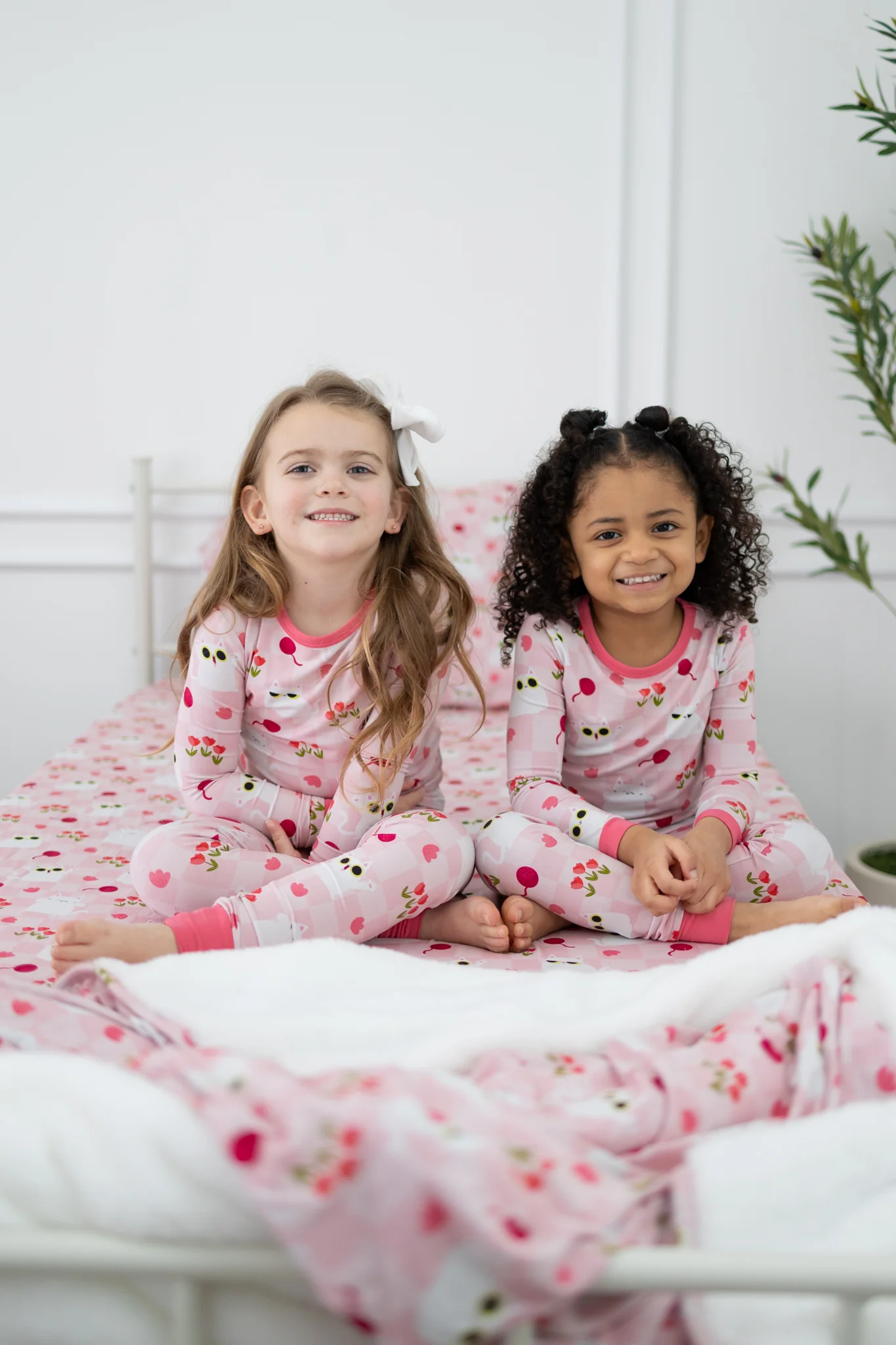 Classic & Grow with me PJ Set - Super Simple™ Peek-a-Boo Cat - Tencel™ Modal - Image 12