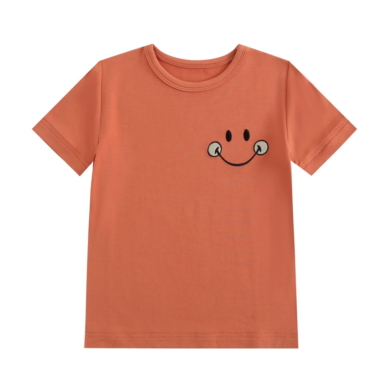 T-shirt - Mini Smiley® Happy Rust - Luxe Bamboo - Image 9