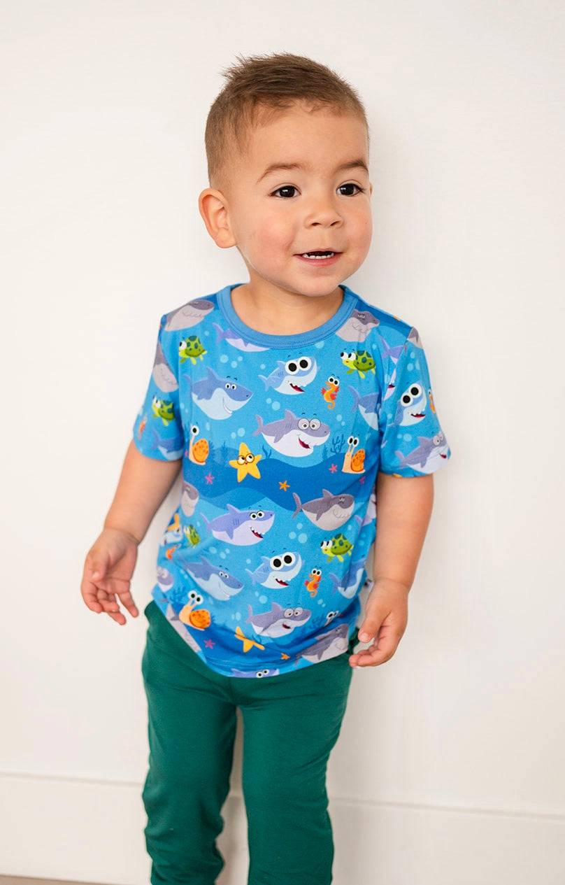 T-shirt - Super Simple™ Baby Shark - Luxe Bamboo - Image 6