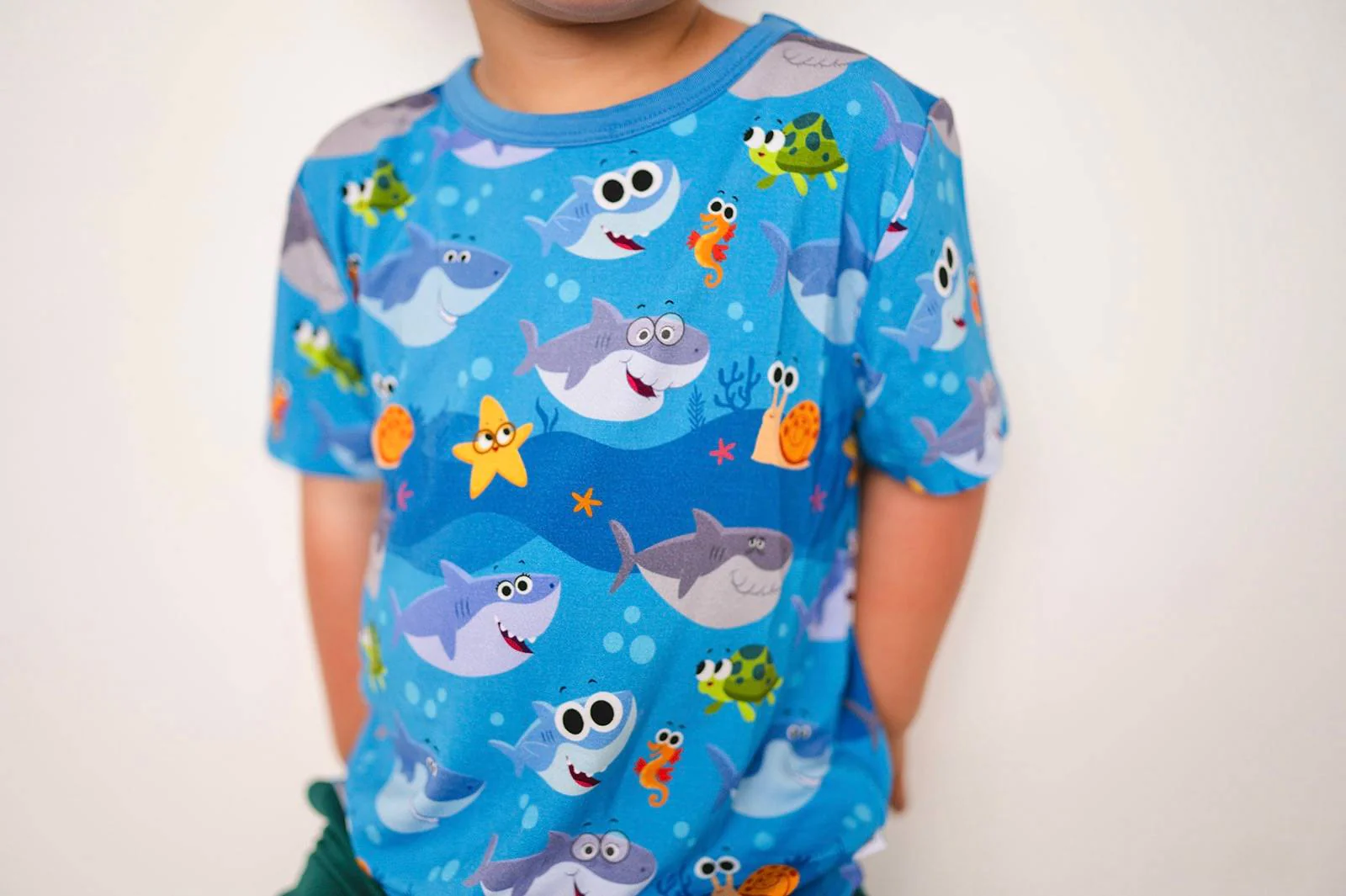 T-shirt - Super Simple™ Baby Shark - Luxe Bamboo - Image 9