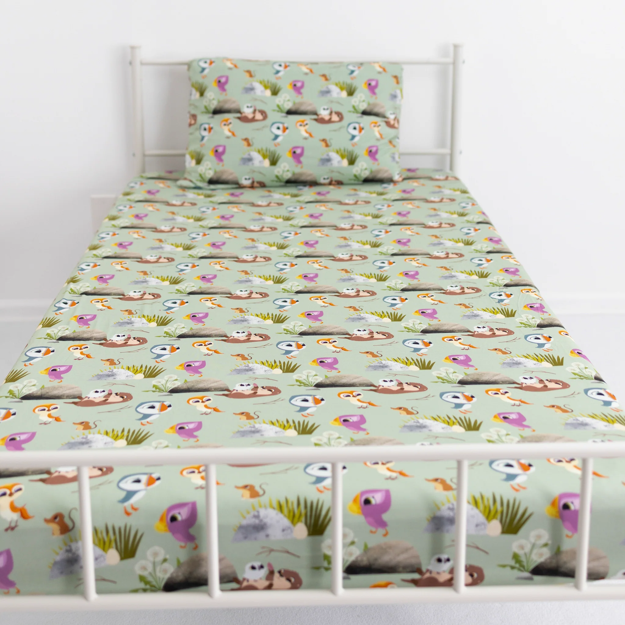 Twin Sheet and Pillow Case Set - Puffin Rock™ -The Burrow - Tencel™ Modal - Image 3