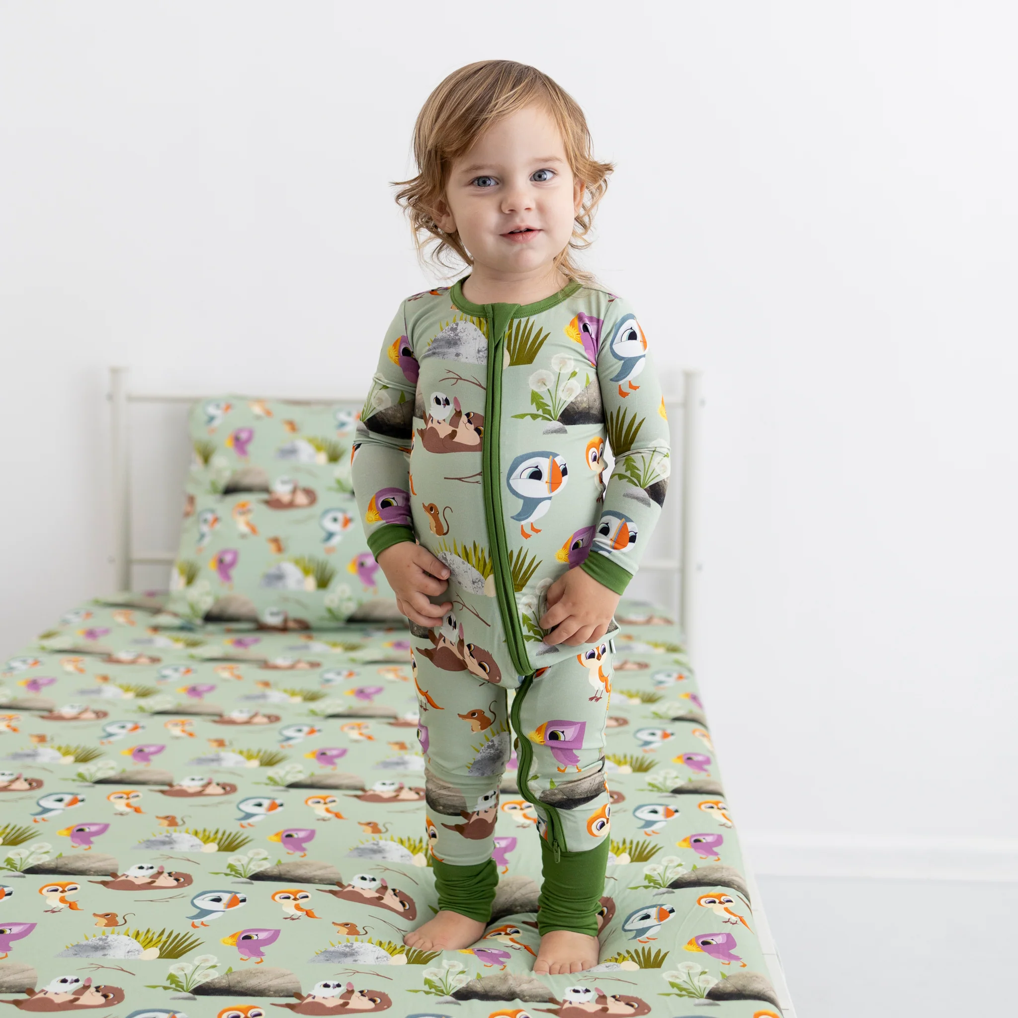 Twin Sheet and Pillow Case Set - Puffin Rock™ -The Burrow - Tencel™ Modal - Image 4