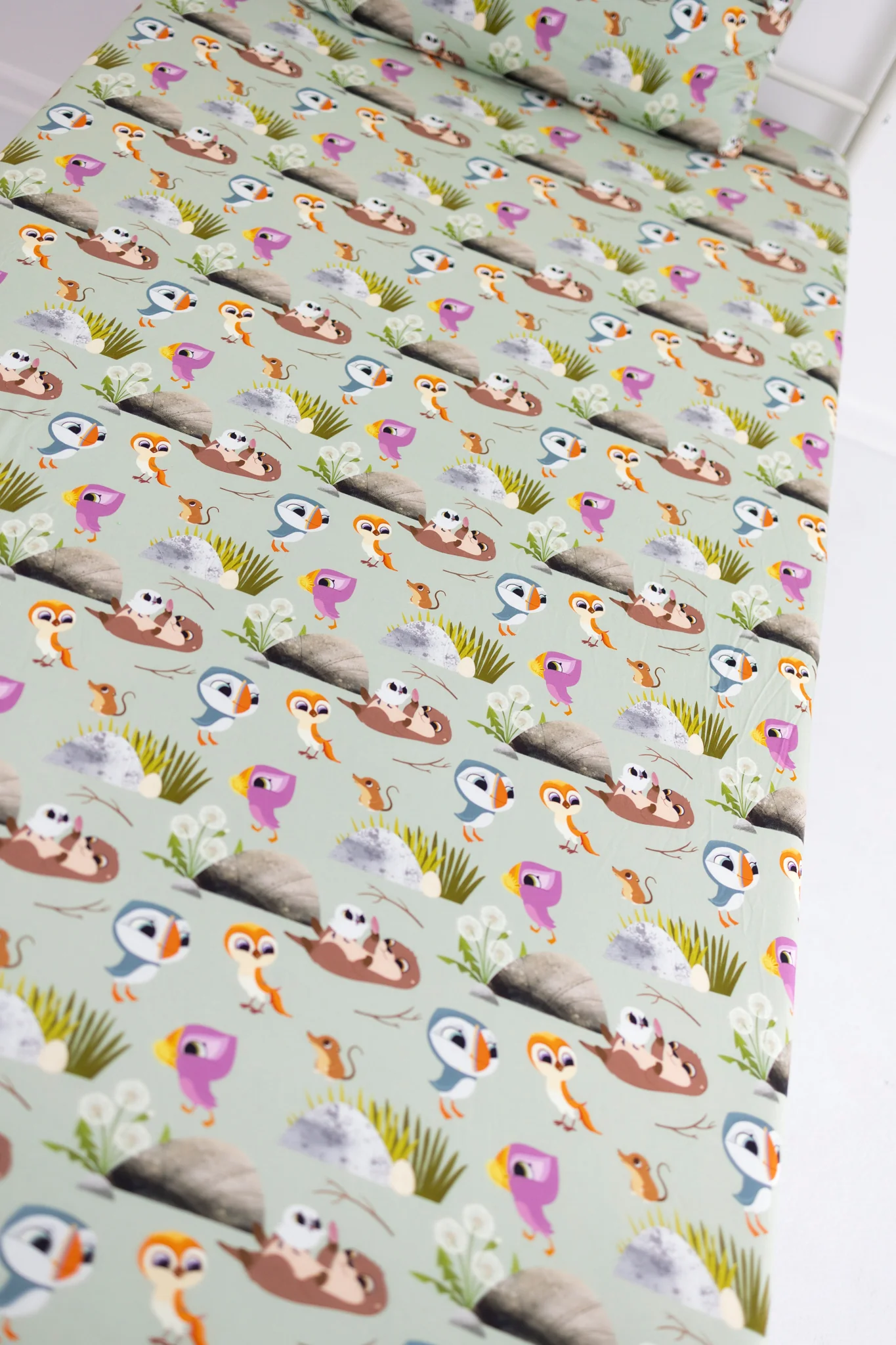 Twin Sheet and Pillow Case Set - Puffin Rock™ -The Burrow - Tencel™ Modal - Image 5