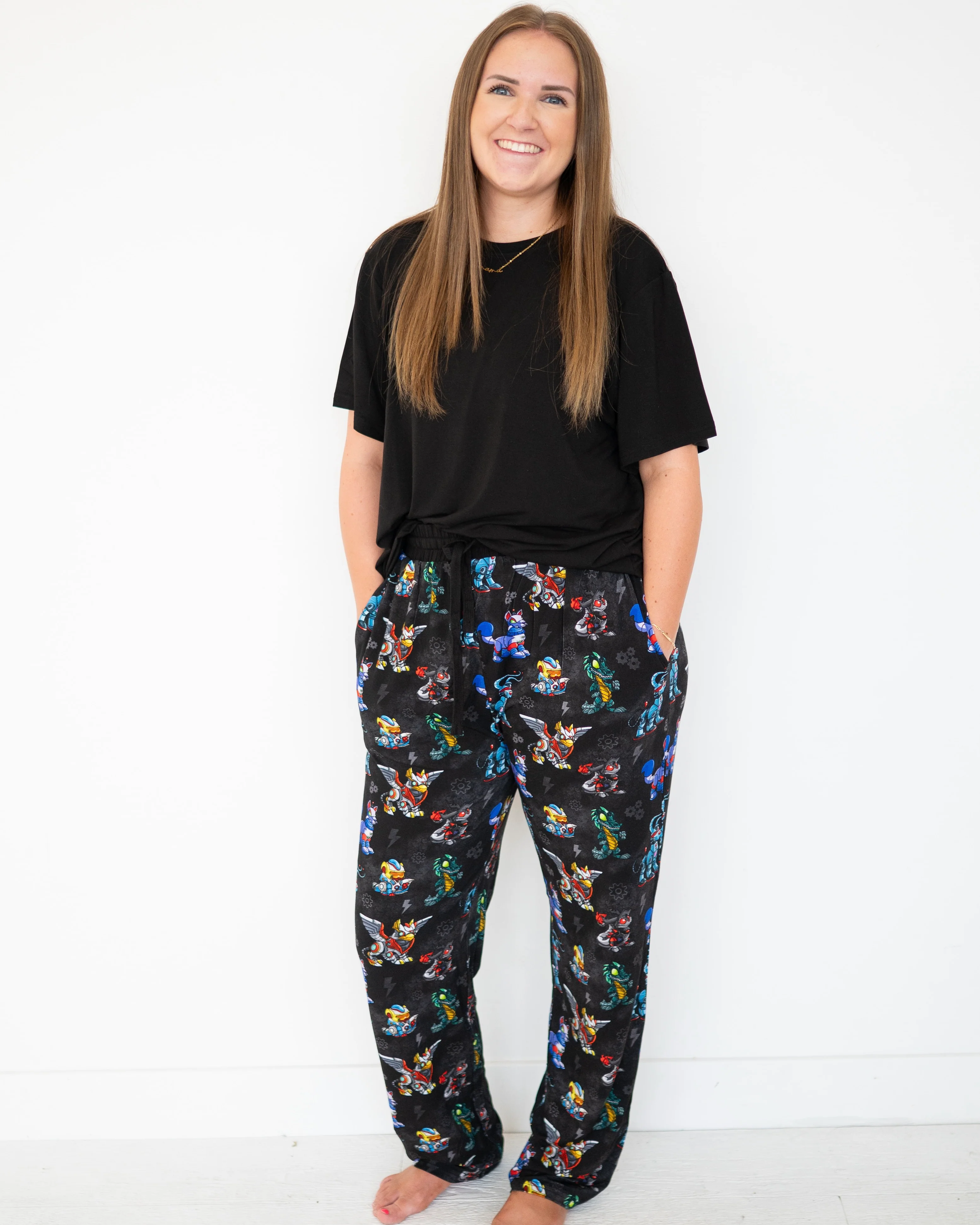 Unisex Adult Sleep Pant - Neopets® Robot - Luxe - Image 5