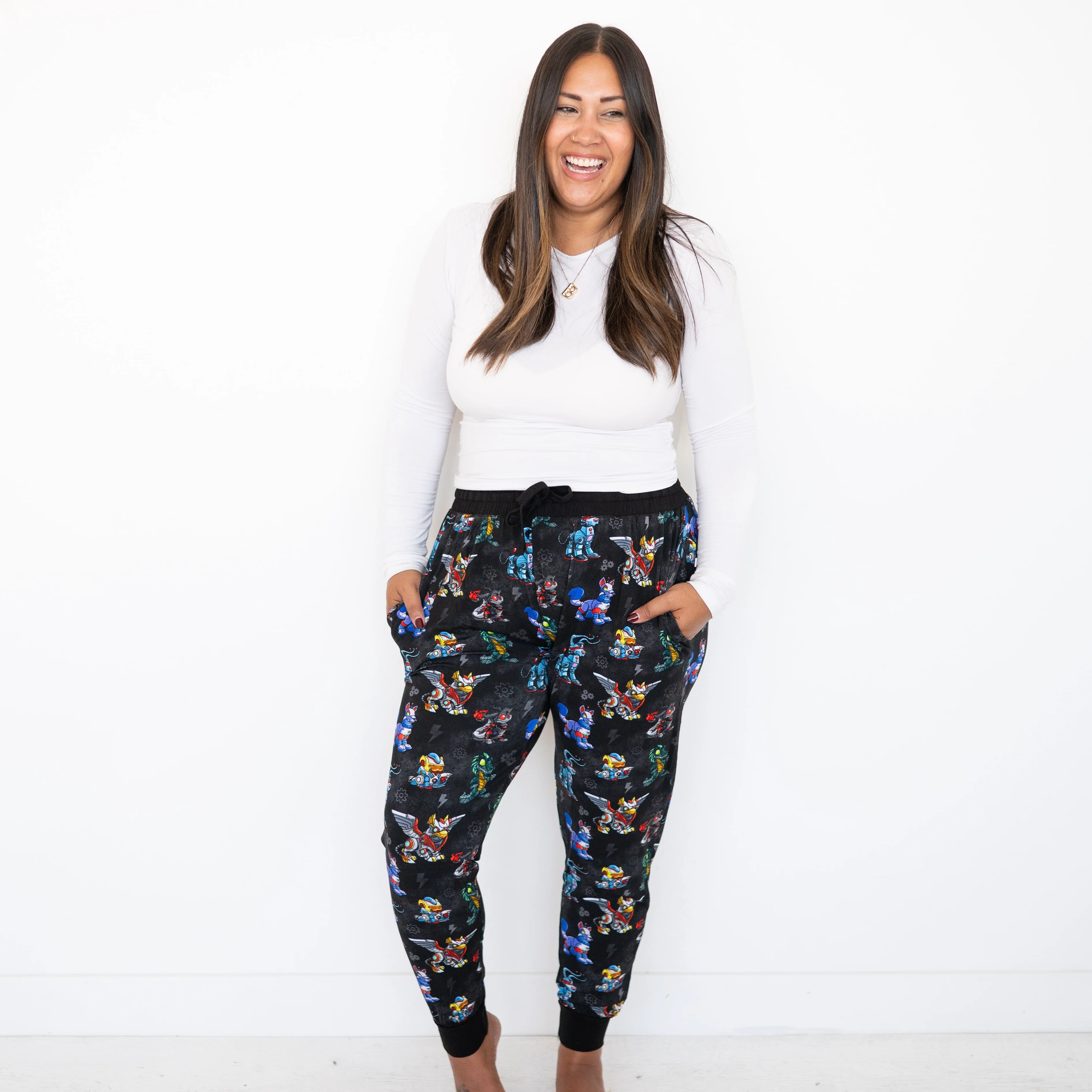 Women's Fit Jogger - Neopets® Robot - Luxe - Image 3