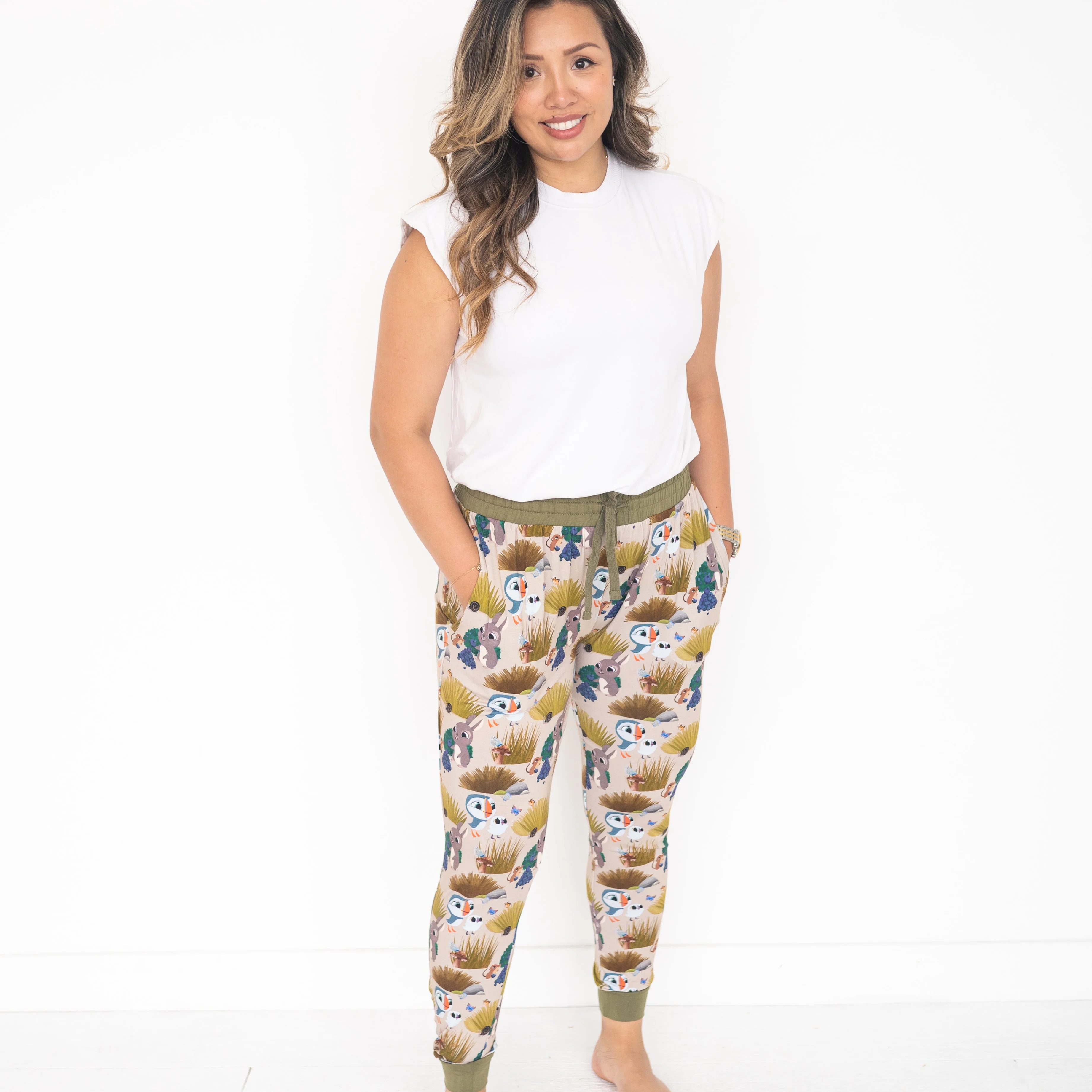 Womens Fit Jogger - Puffin Rock™ - Luxe Bamboo - Image 4