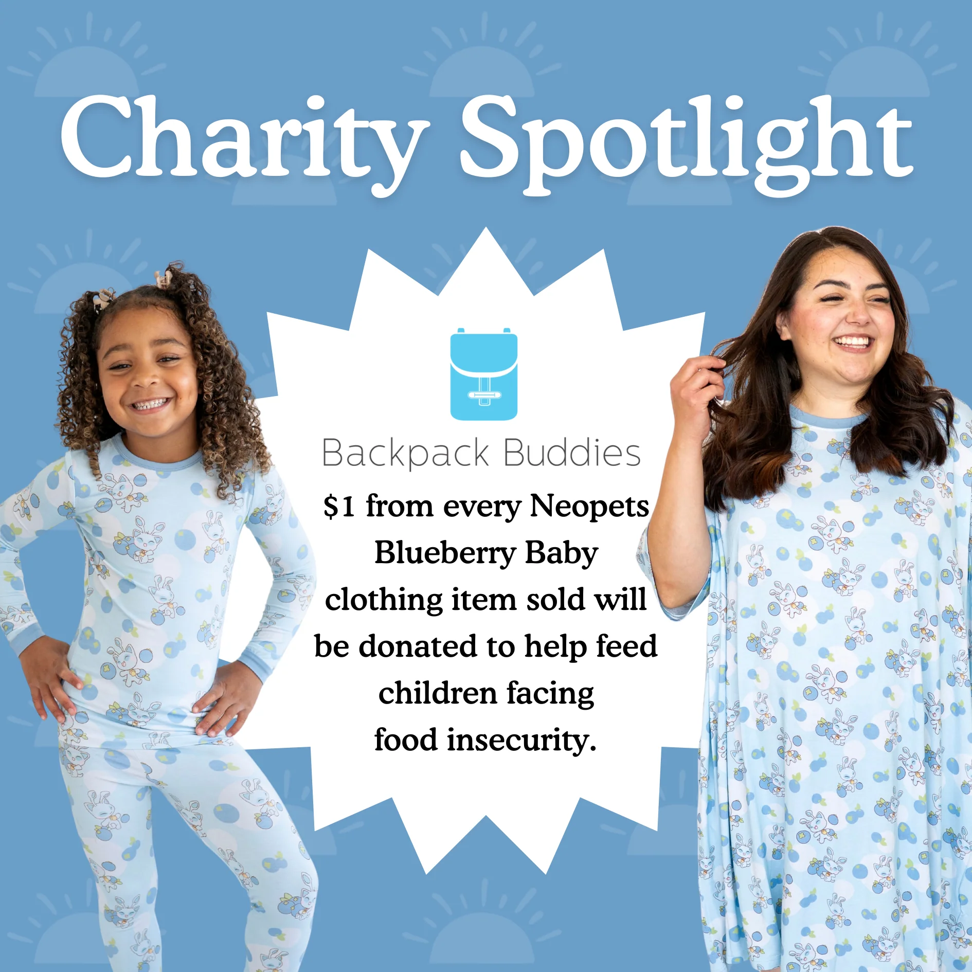 Adult Mega Sleep Tee - Neopets® Blueberry Baby - Luxe - Image 4