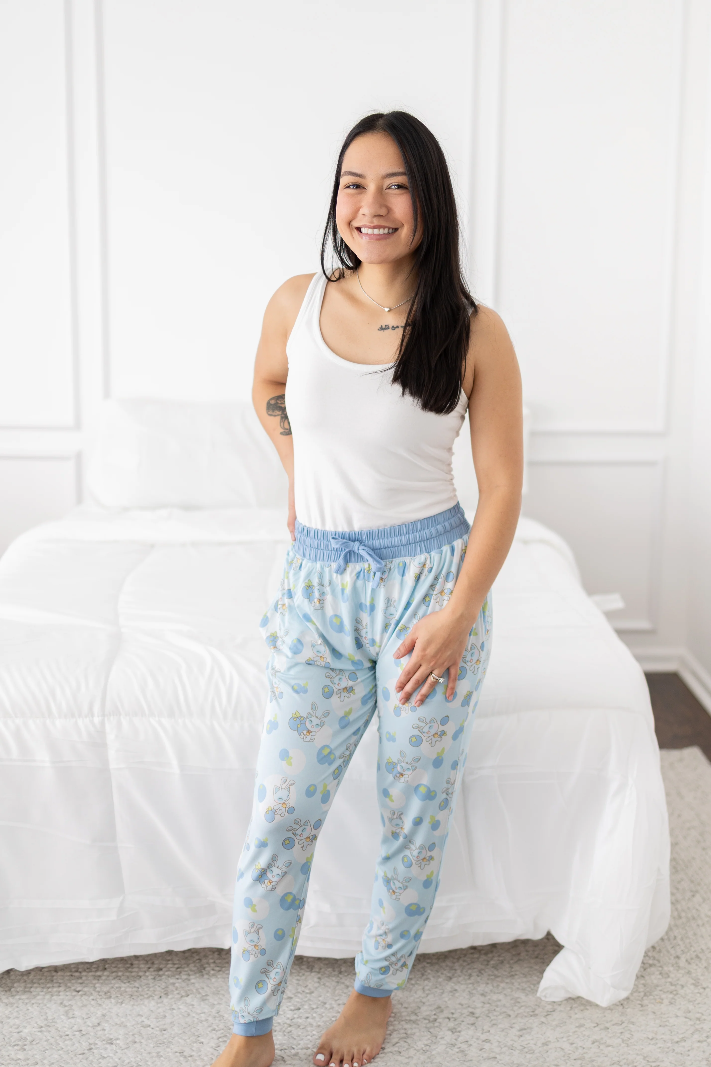 Women's Fit Joggers - Neopets® Blueberry Baby - Luxe - Image 3