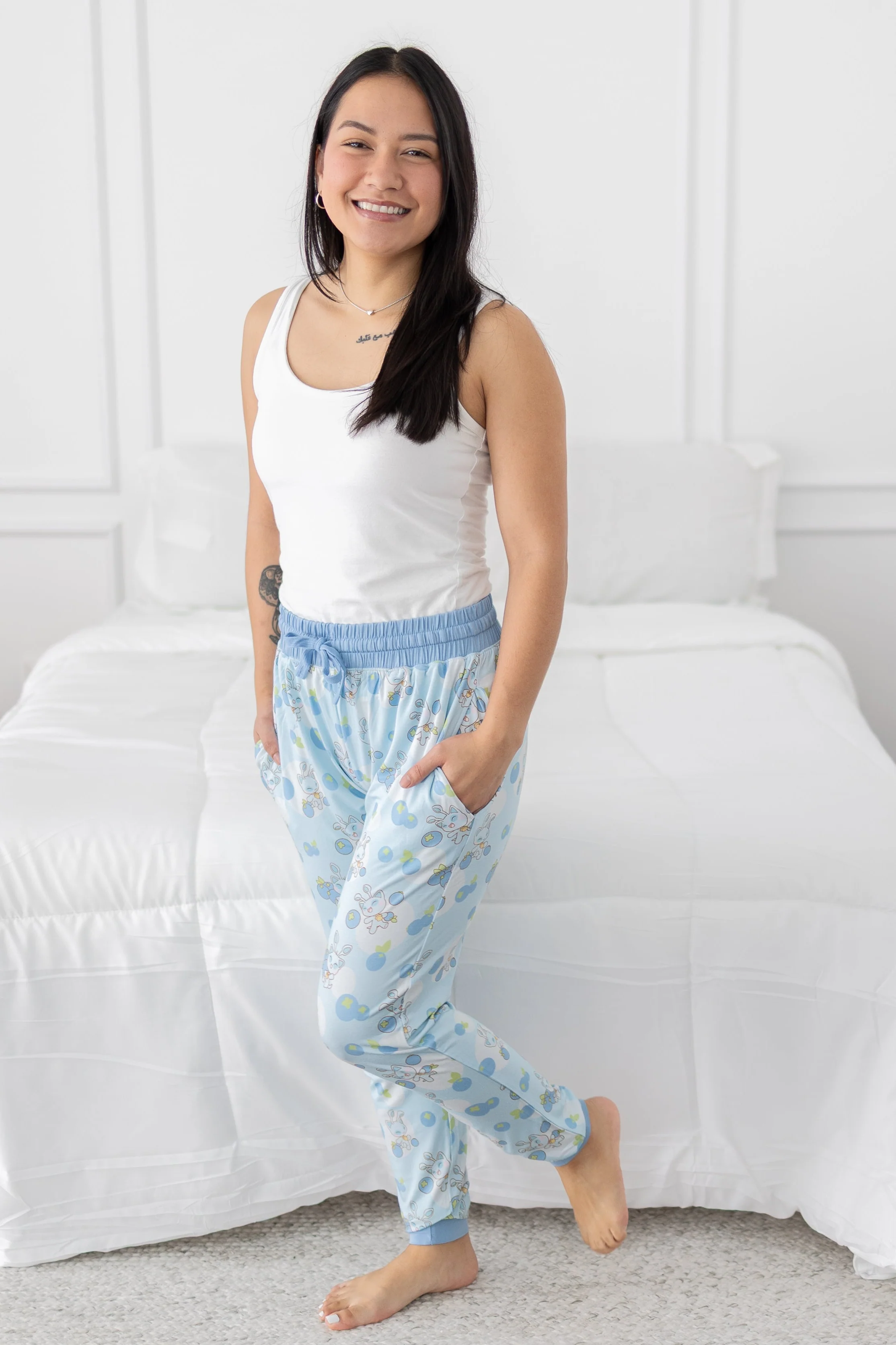 Women's Fit Joggers - Neopets® Blueberry Baby - Luxe - Image 4