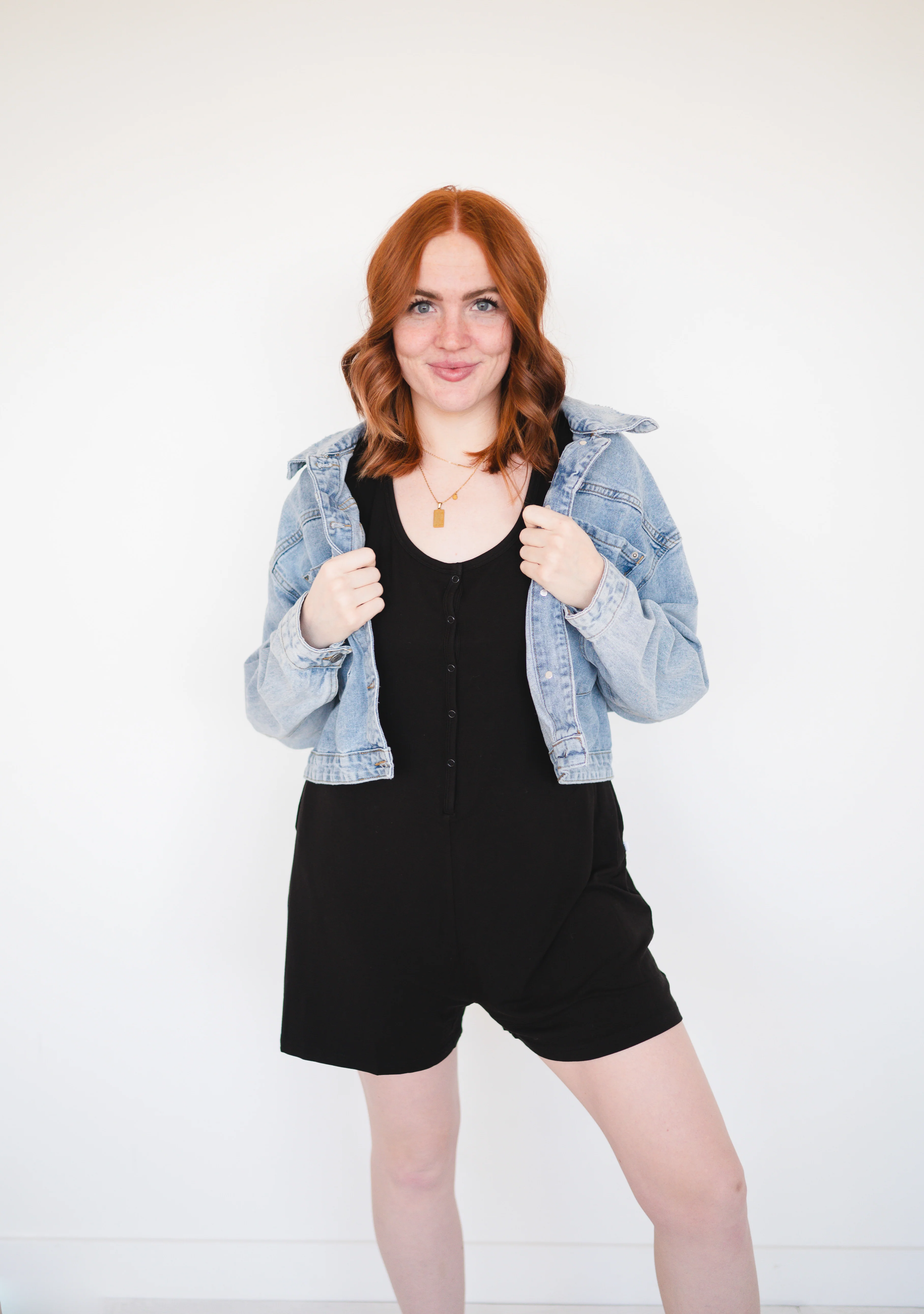 Adult Shorty Romper - Obsidian - Ploom Collective - Luxe Bamboo - Image 10