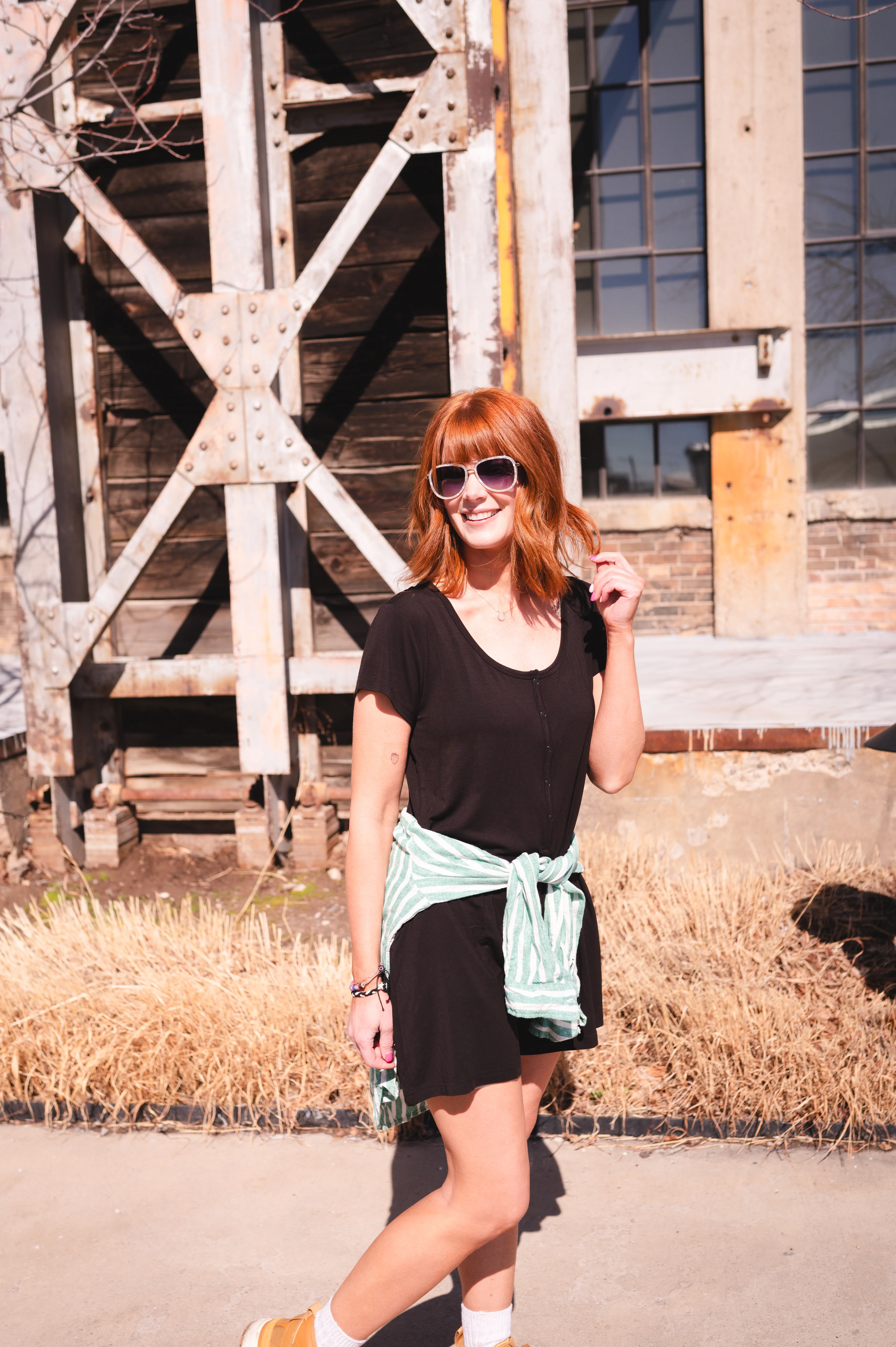 Adult Shorty Romper - Obsidian - Ploom Collective - Luxe Bamboo - Image 12