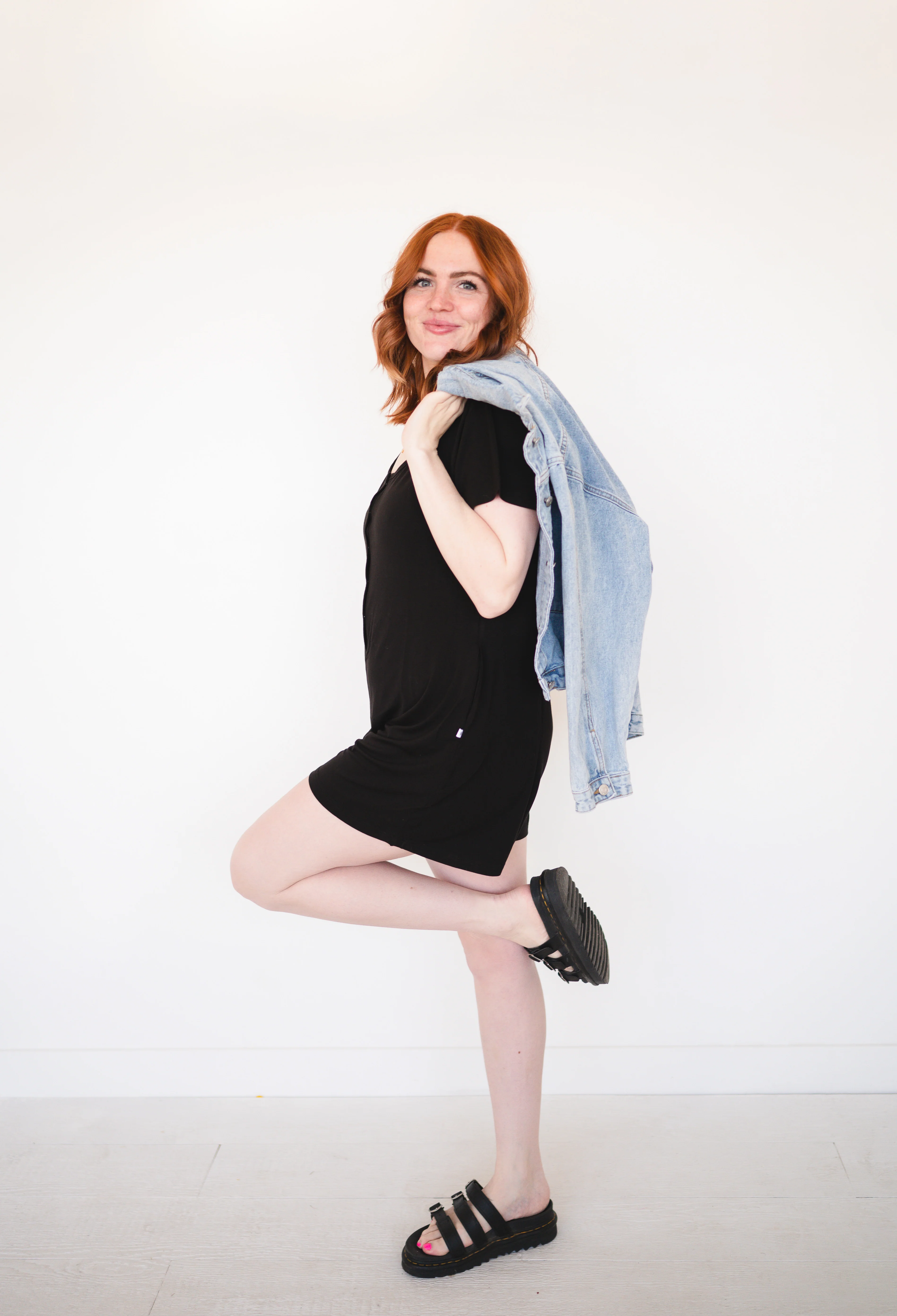Adult Shorty Romper - Obsidian - Ploom Collective - Luxe Bamboo - Image 9
