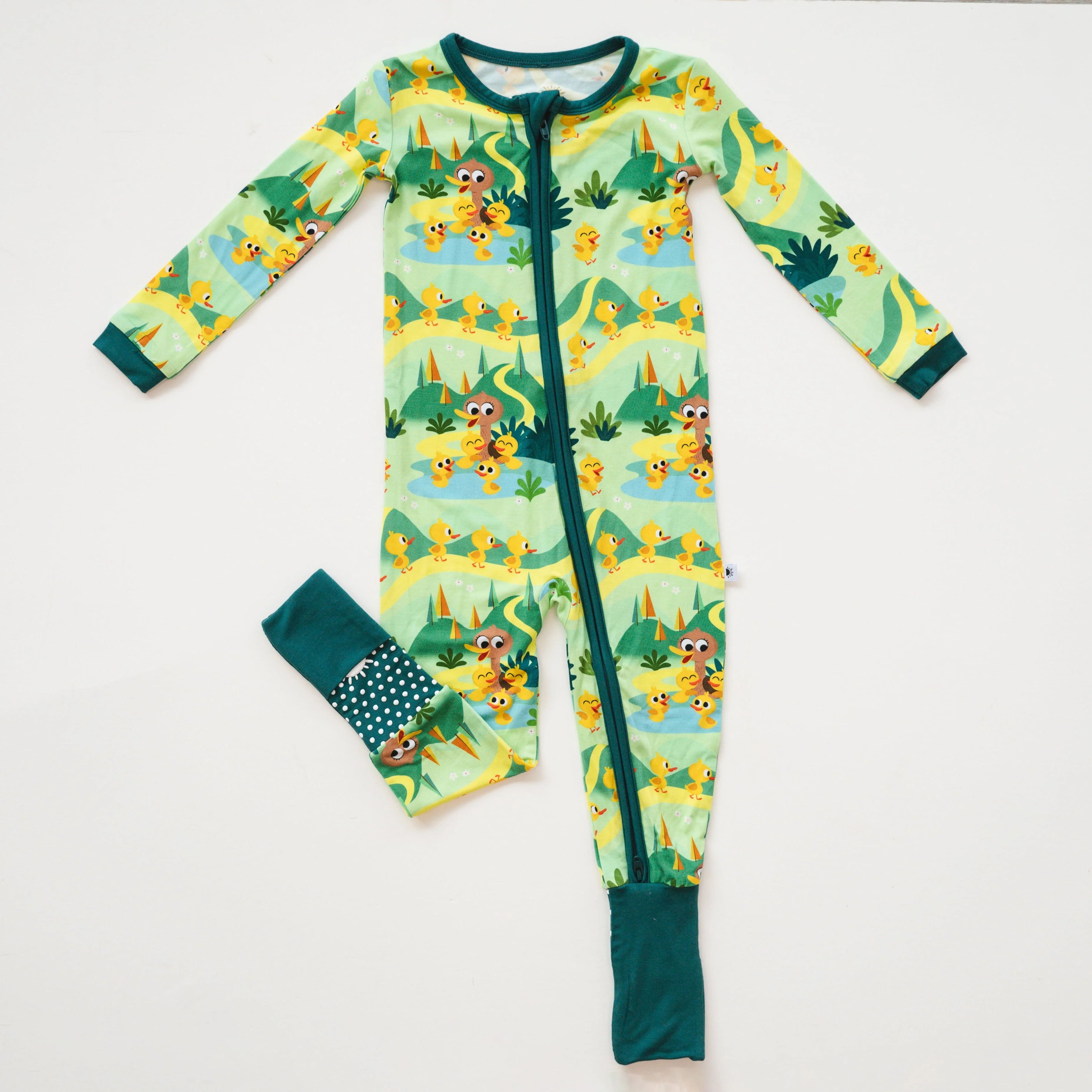 Flexi-Fit Zip PJ - Super Simple™ 5 Little Ducks - Luxe Bamboo - Image 2