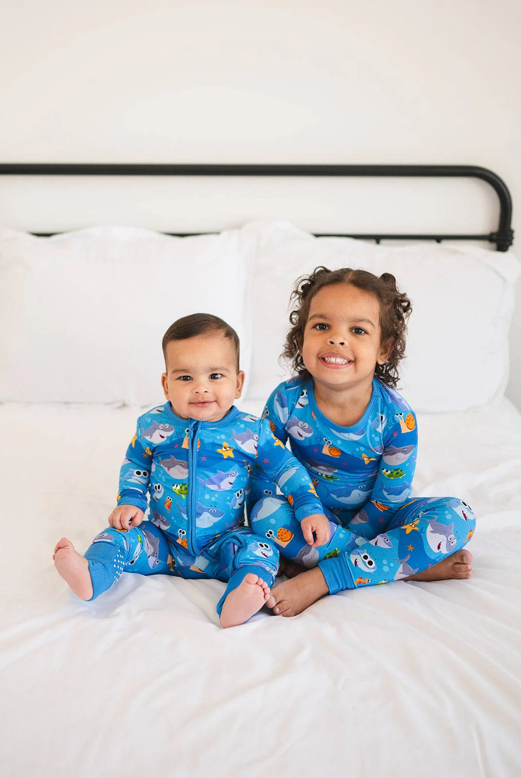Flexi-Fit Zip PJ - Super Simple™ Finny The Baby Shark - Luxe Bamboo - Image 6