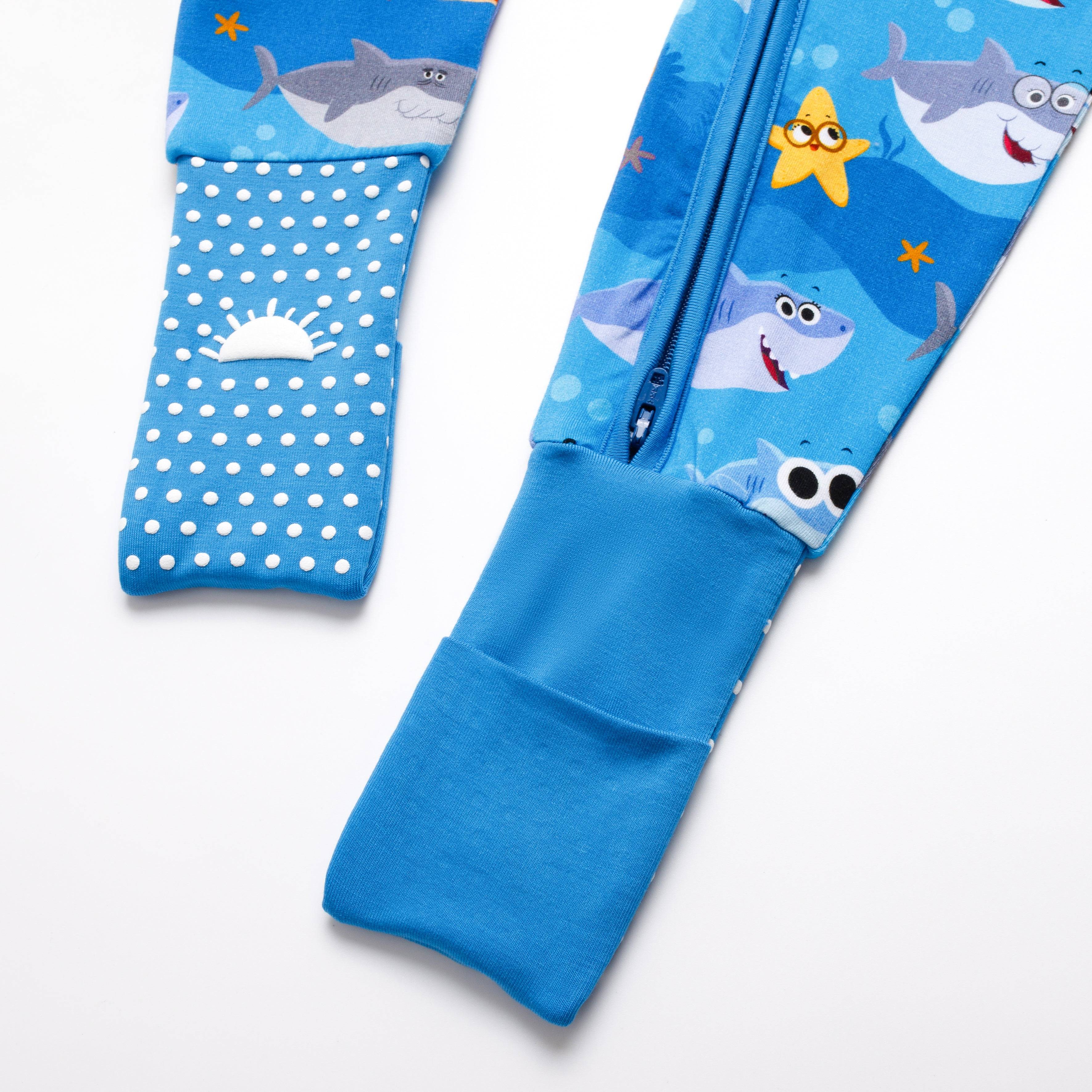 Flexi-Fit Zip PJ - Super Simple™ Finny The Baby Shark - Luxe Bamboo - Image 8