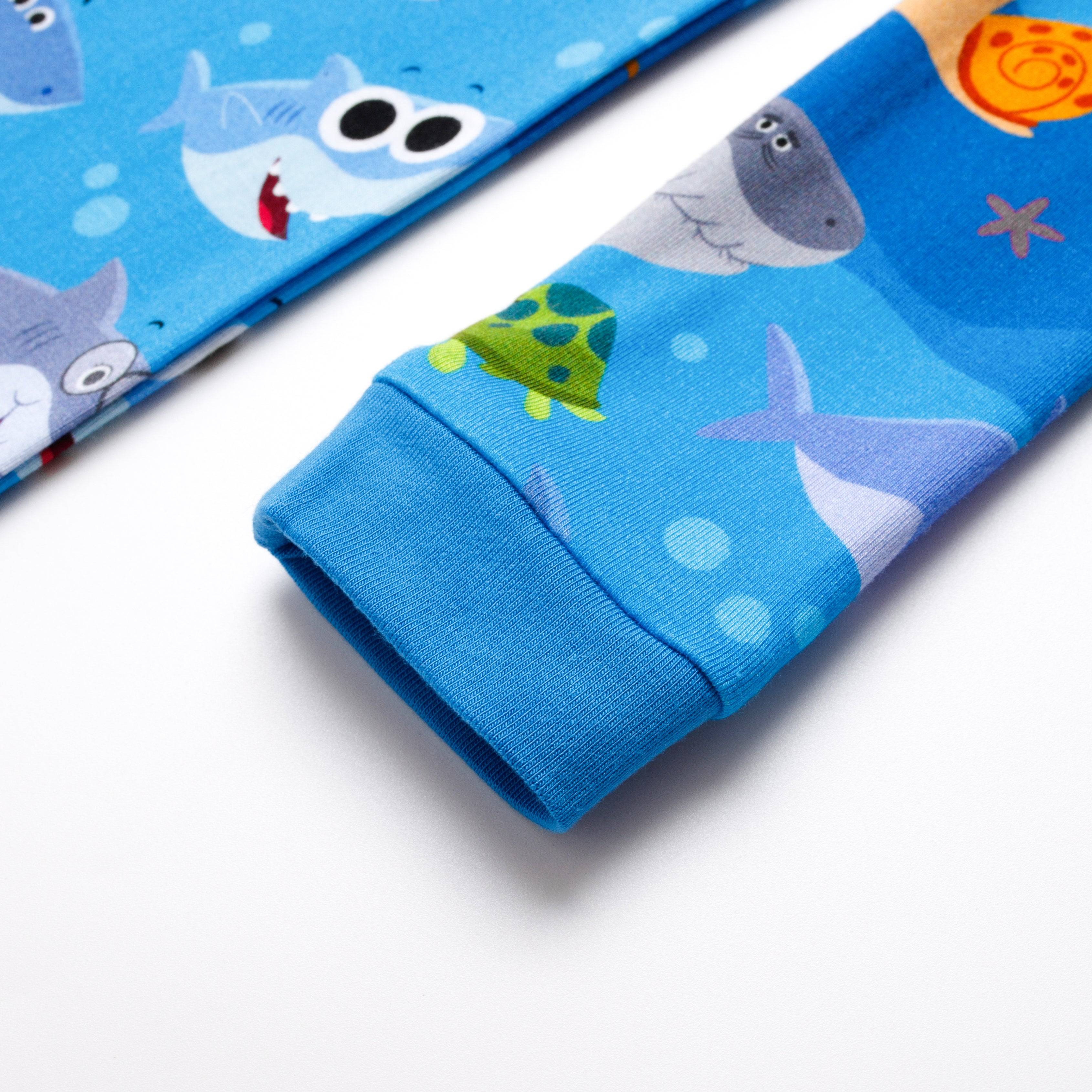 Flexi-Fit Zip PJ - Super Simple™ Finny The Baby Shark - Luxe Bamboo - Image 9