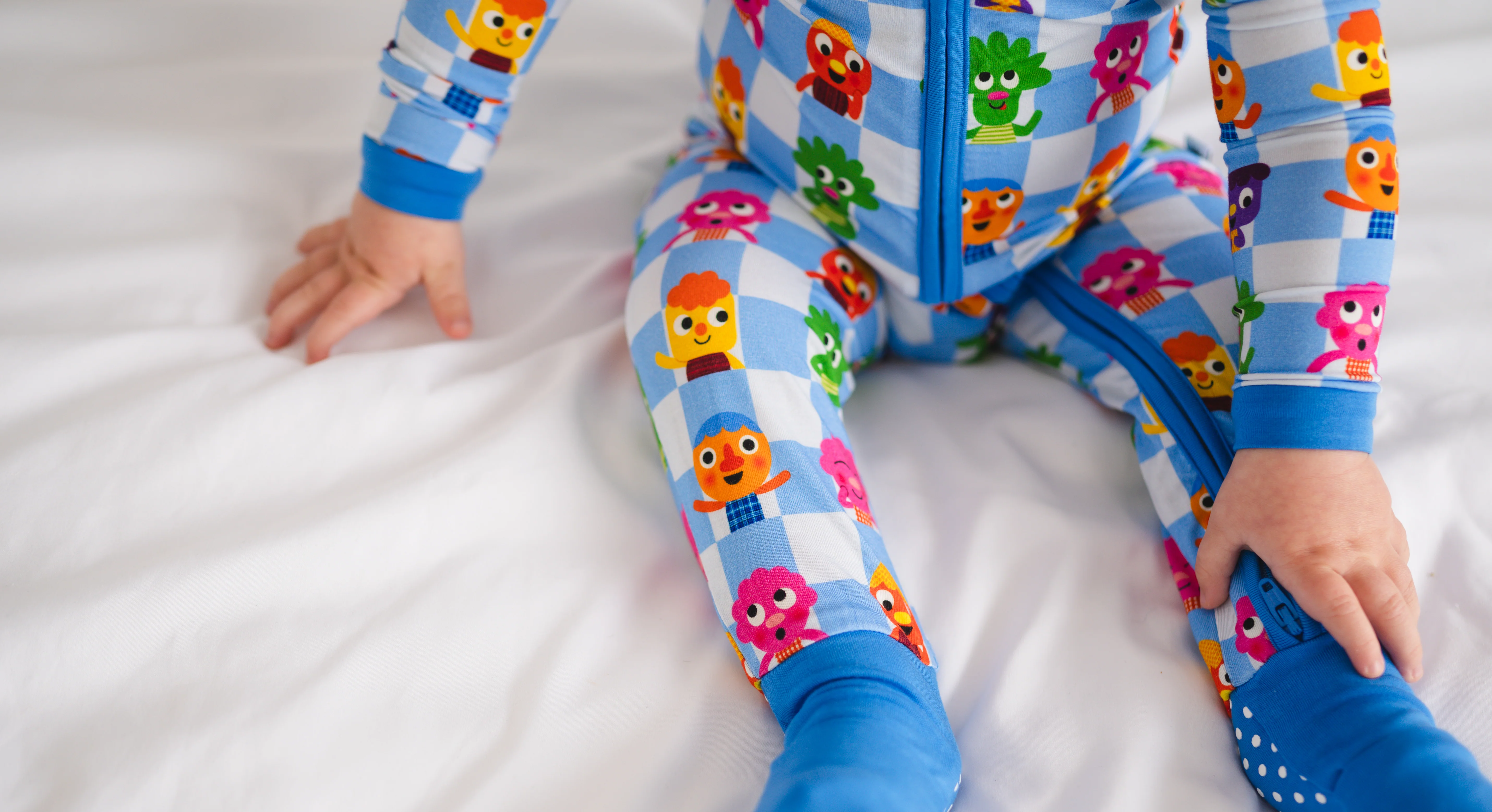 Flexi-Fit Zip PJ - Super Simple™ - Noodle & Pals - Luxe Bamboo - Image 4