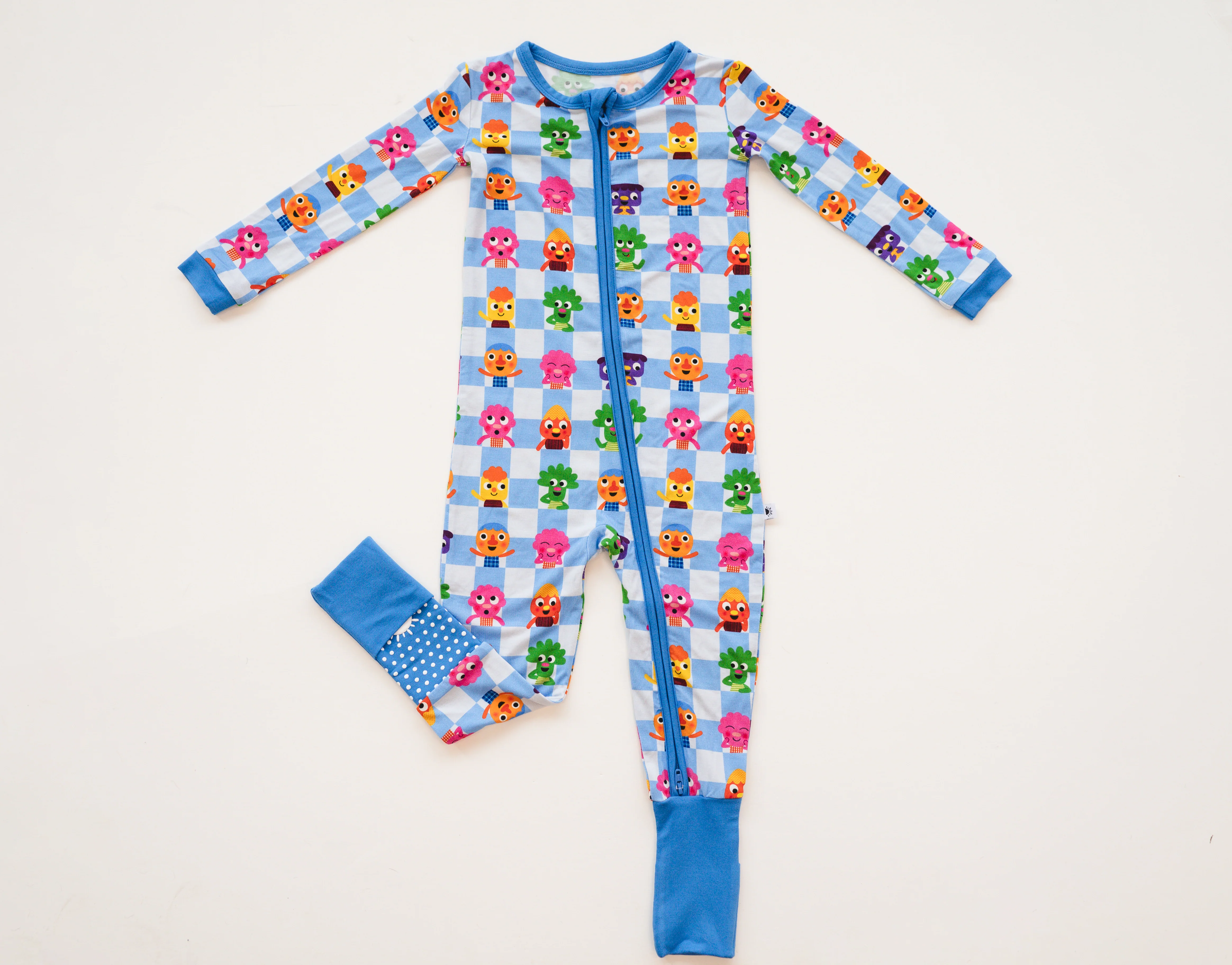 Flexi-Fit Zip PJ - Super Simple™ - Noodle & Pals - Luxe Bamboo - Image 6
