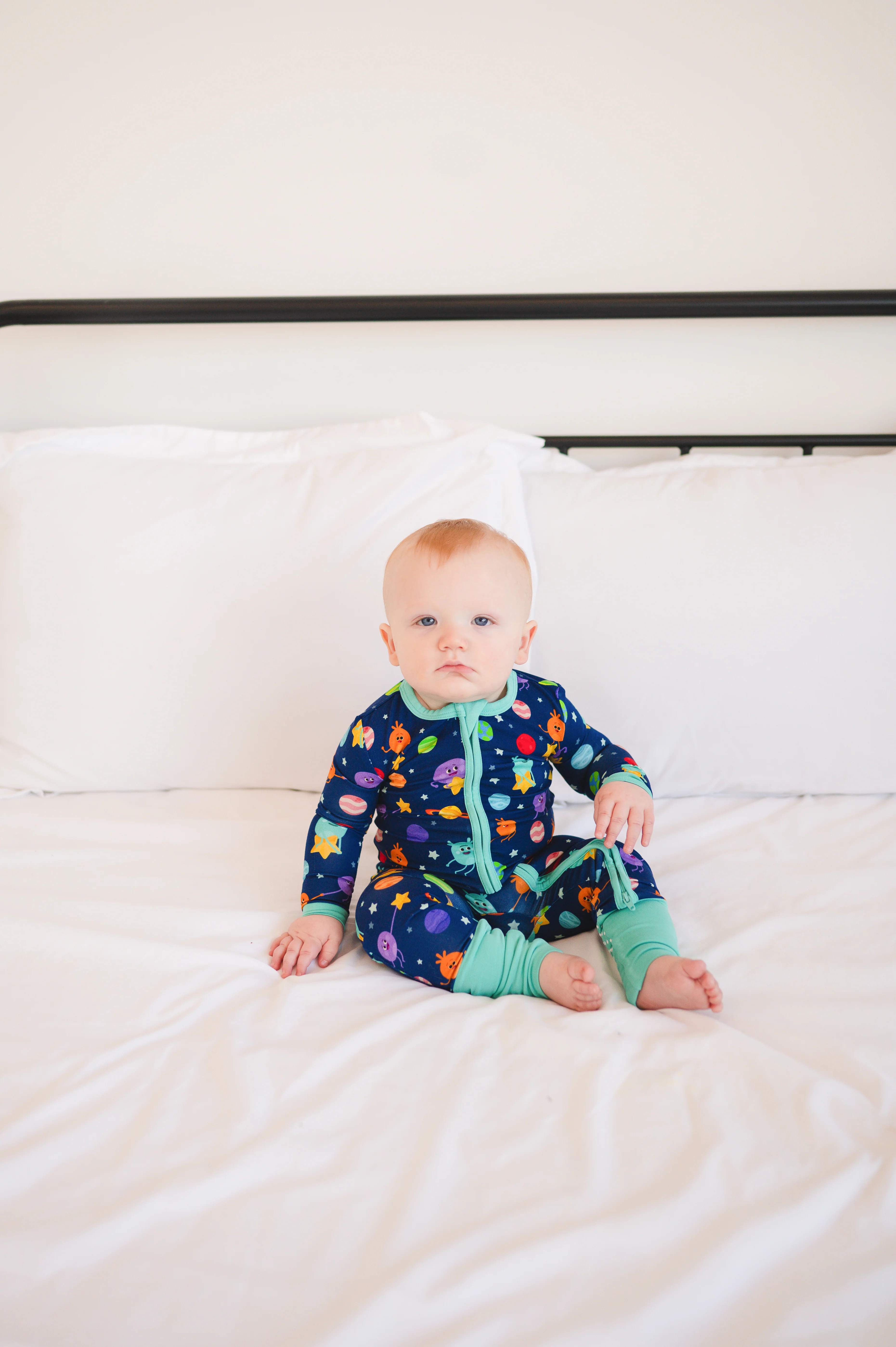 Flexi-Fit Zip PJ - Super Simple™ - The Bumble Nums in Space - Luxe Bamboo - Image 4